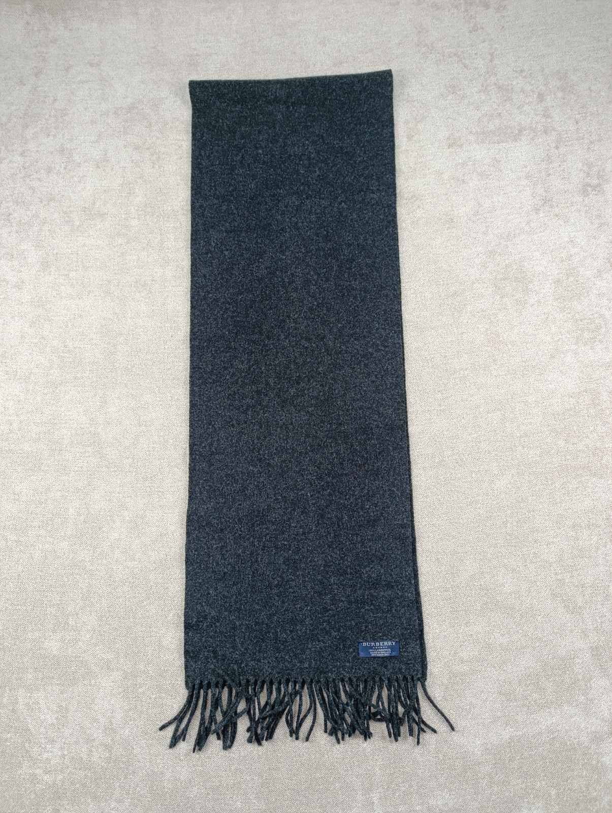 Burberry BURBERRY VINTAGE LAMB WOOL SCARF UNISEX Size ONE SIZE - 13 Thumbnail