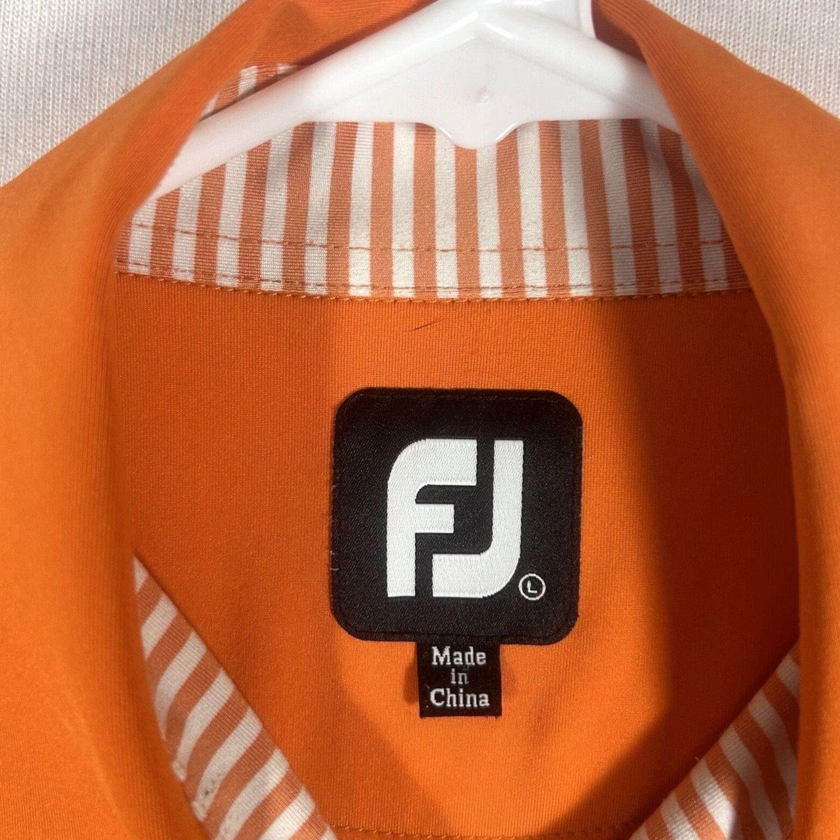 Footjoy FootJoy Polo Shirt Mens Large Short Sleeve Casual Golf Pullover Orange FJ S/S Size US L / EU 52-54 / 3 - 3 Thumbnail