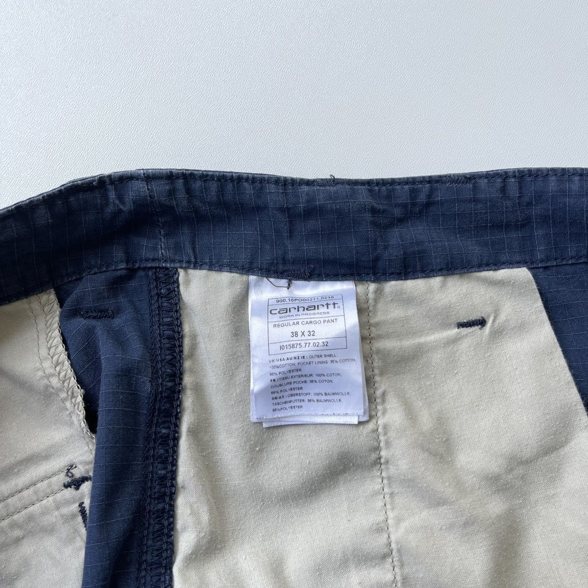 Carhartt Wip Carhartt WIP Regular Fit Cargo Baggy Pants Washed Blue Size US 38 / EU 54 - 9 Thumbnail