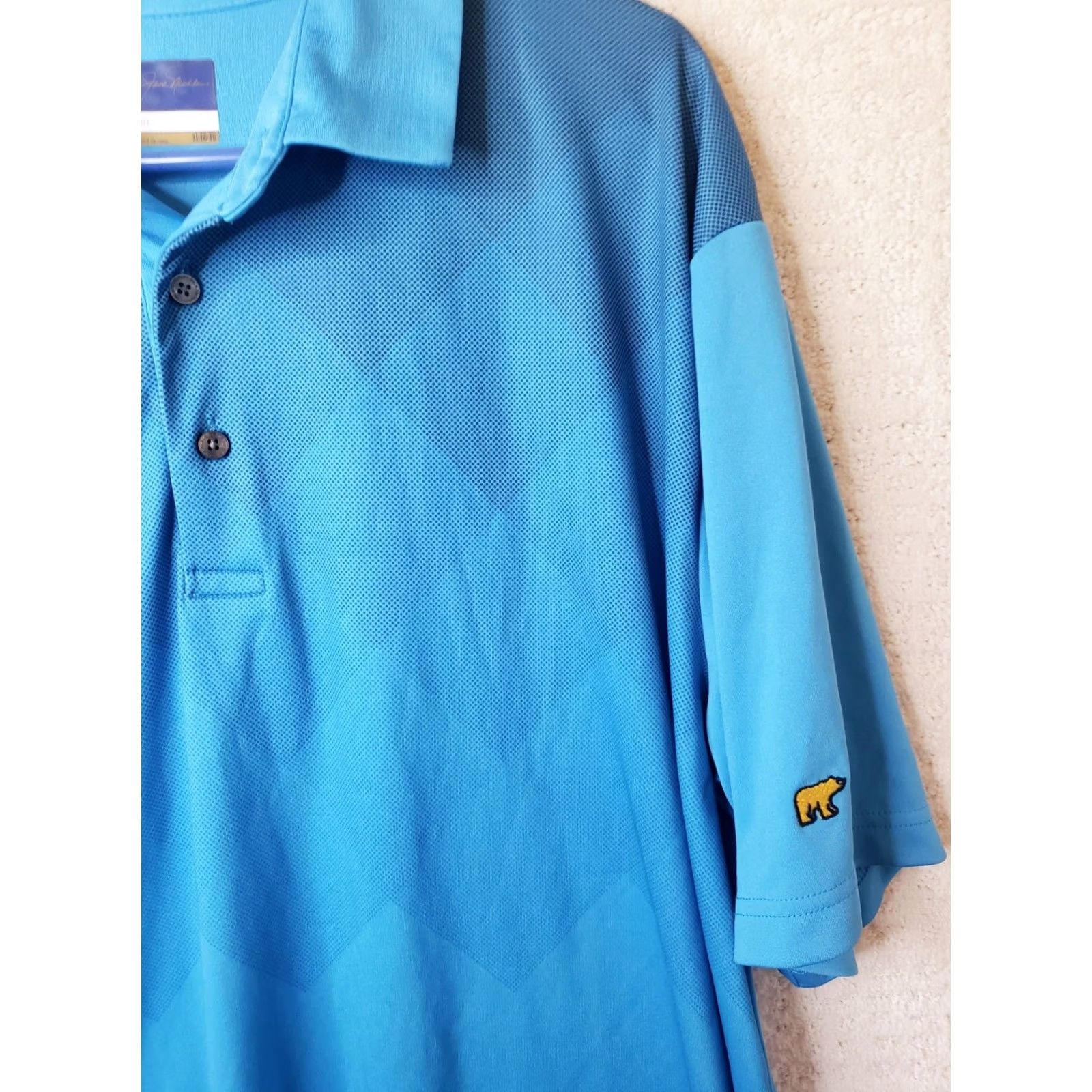 Golden Bear Jack Nicklaus StayDri Polo Golf Shirt Royal Blue XL Men's Short Sleeve Size US XL / EU 56 / 4 - 3 Thumbnail