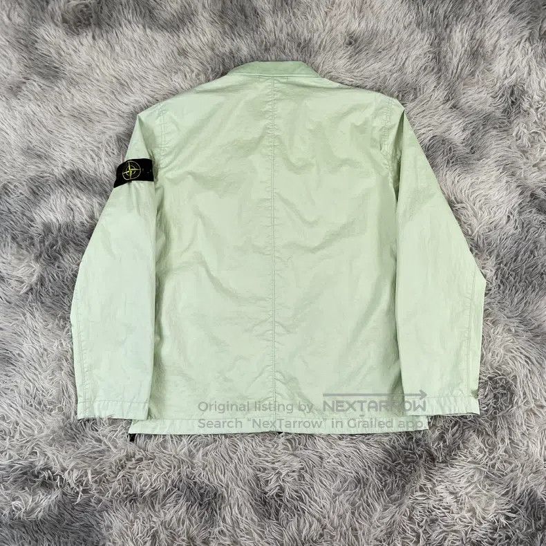 Stone Island Stone Island Light Green 3L TC Zip-Up Jacket XL Size Size US XL / EU 56 / 4 - 2 Thumbnail