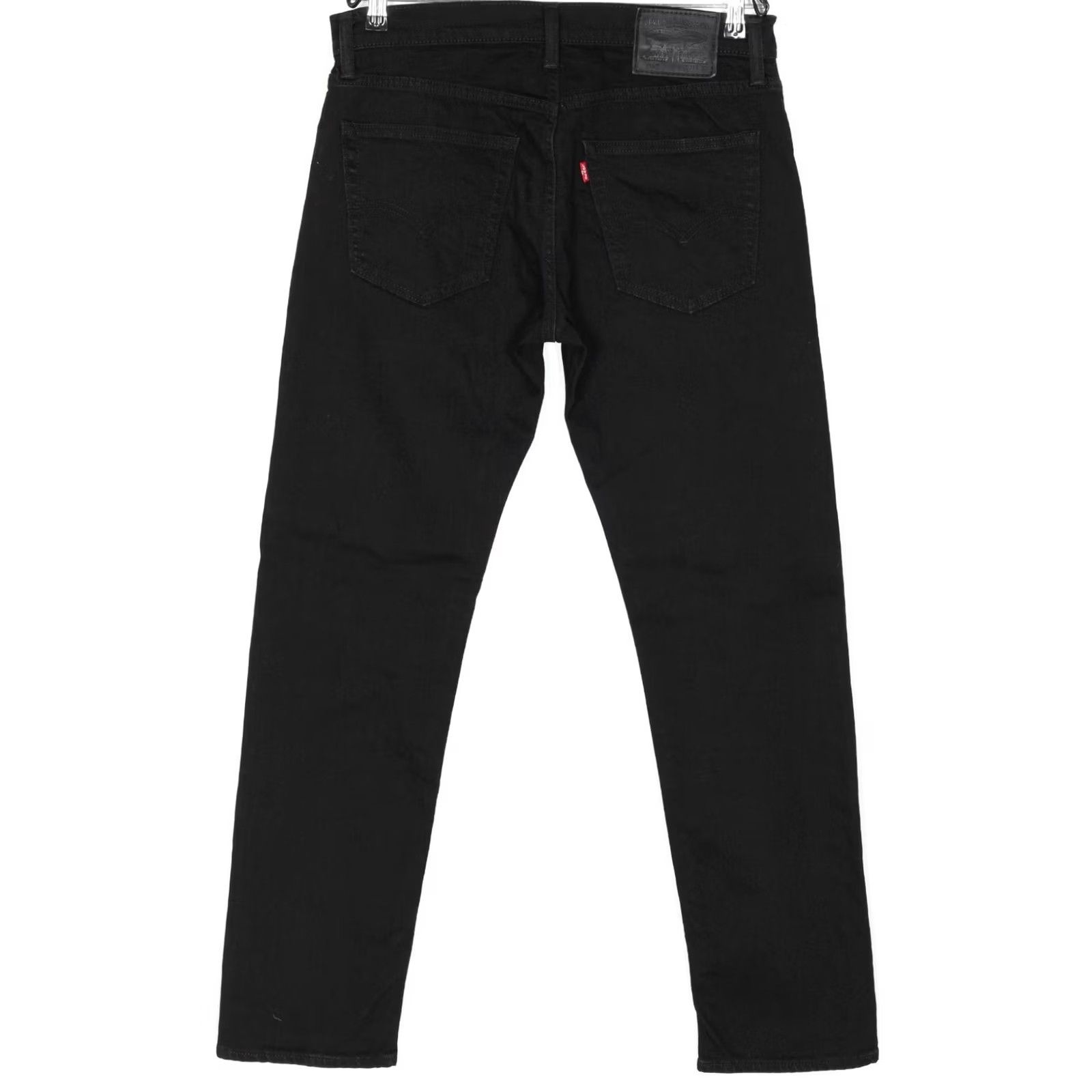 Levi's VINTAGE Levi’s 502 Tapered Jeans Men W31 L32 Stretch DZ5995 Denim Black 5-Pocket Design Regular Rise 10-12in Cotton Elastane Jeans Mens Size US 31 - 2 Thumbnail
