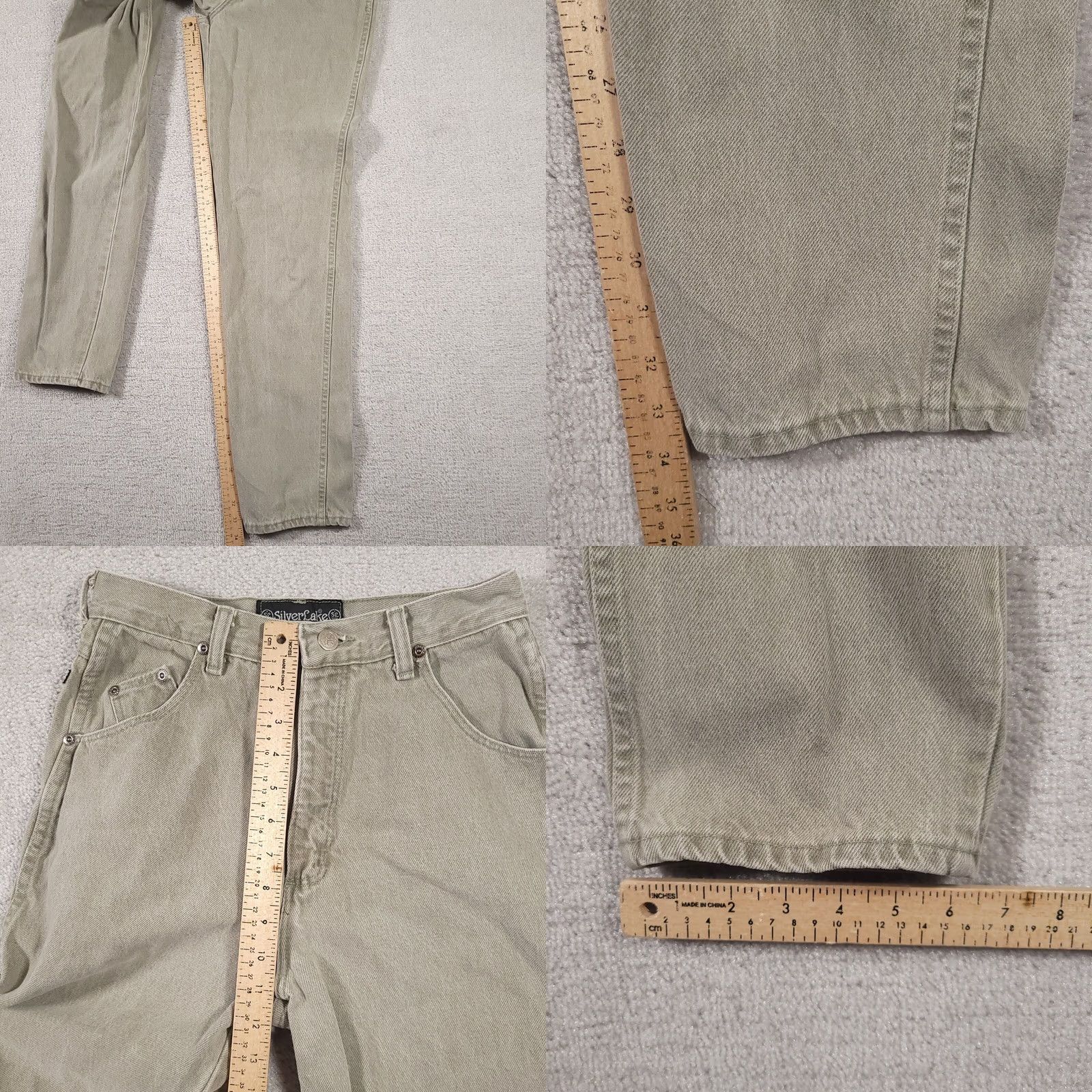 Wrangler VINTAGE Wrangler Silverlake High Rise VTG Women's Jeans Gray Bareback USA Made Sz 9/10 Jeans Women 80s Mom Size 30" / US 8 / IT 44 - 8 Thumbnail