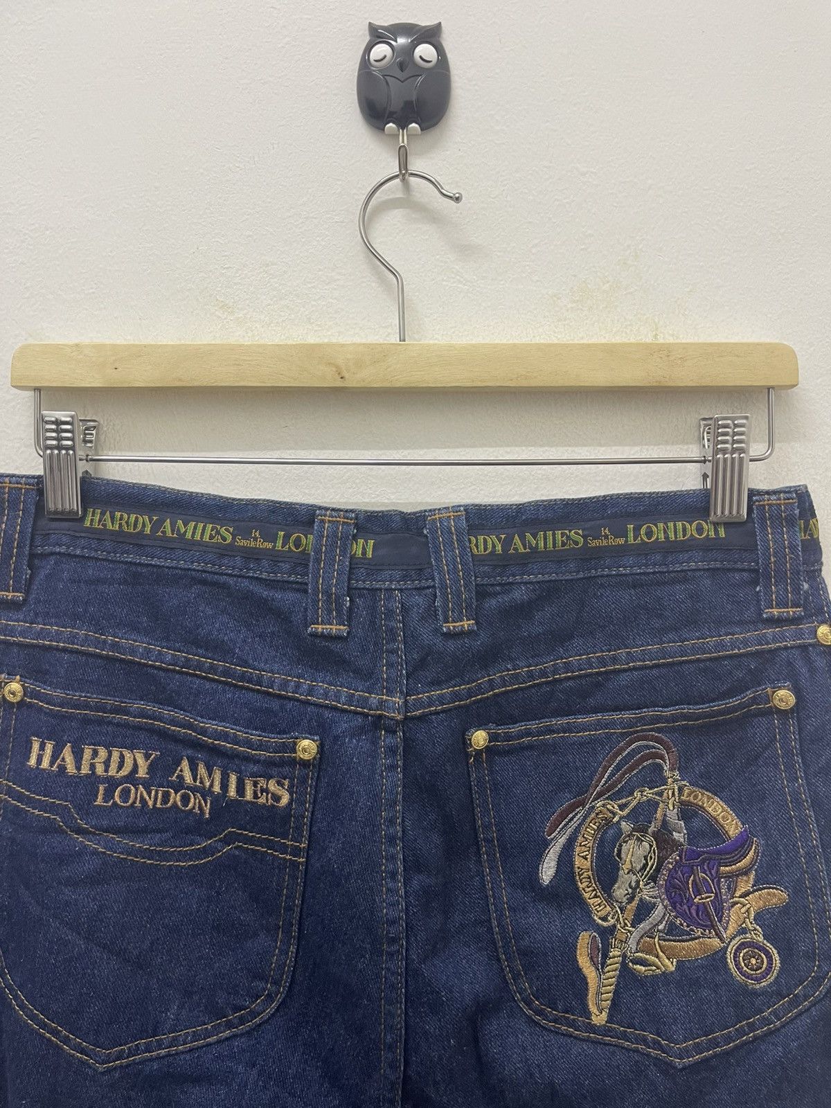 Hardy Amies Rare Vintage HARDY AMIES Embroidered Jeans Size US 28 / EU 44 - 5 Thumbnail