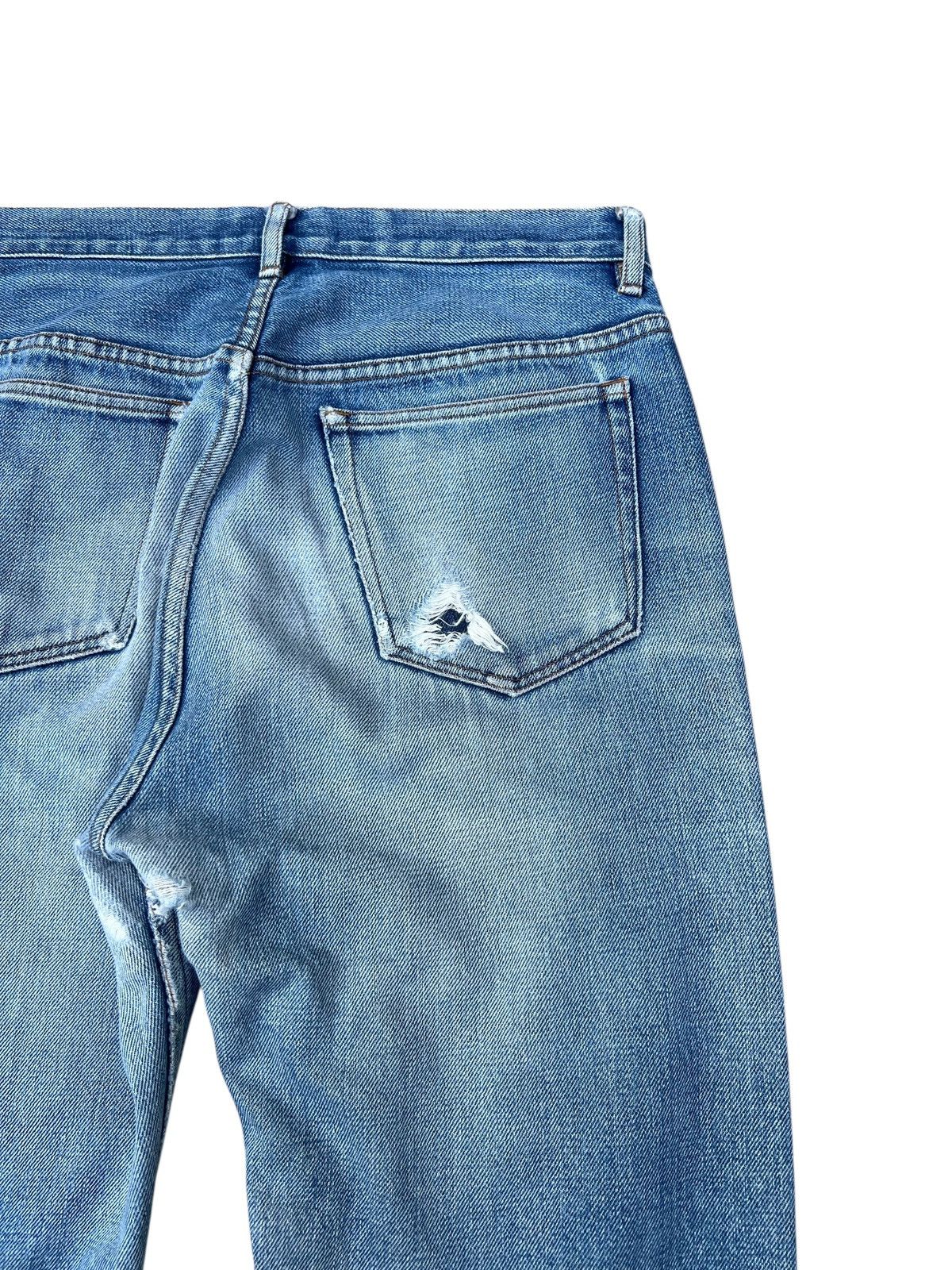 A.P.C. Vintage A.P.C. Distressed Rip Off Leg Denim Selvedge Jeans Size US 30 / EU 46 - 20 Thumbnail