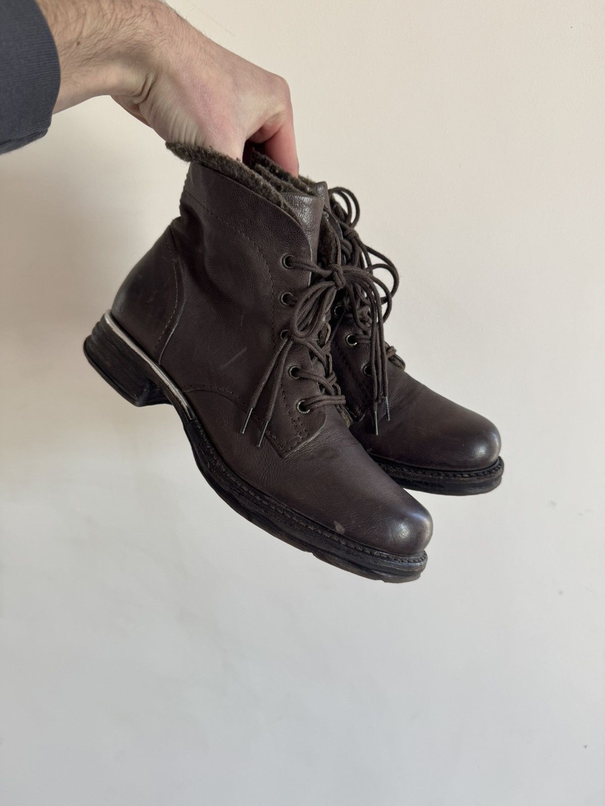 A.S.98 × Vintage AS98 A.S.98 Airstep 37 leather zip biker shoes boots cowboy Size US 7 / IT 37 - 22 Thumbnail