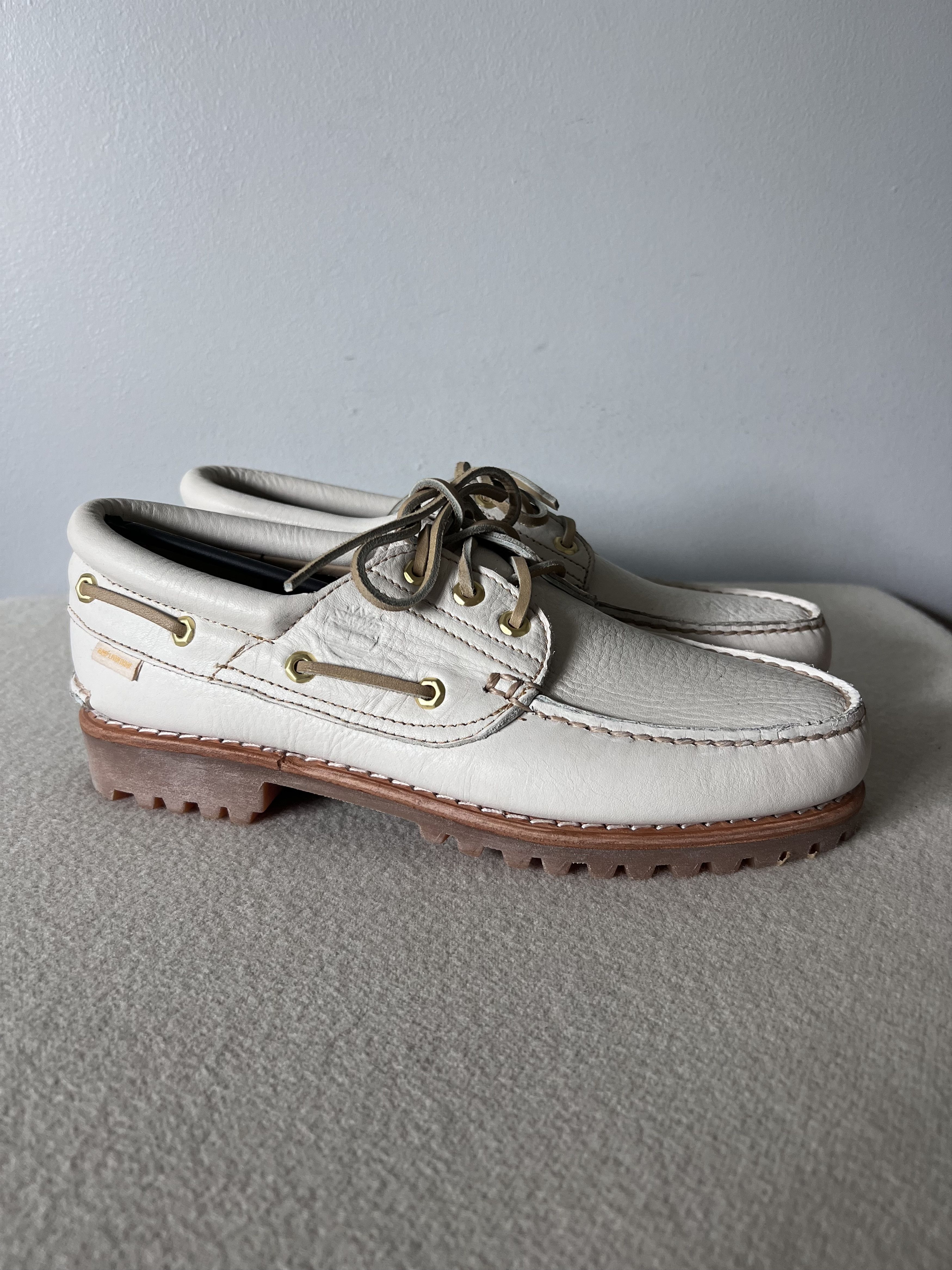 【美品】aime leon dore 3eye classic lug Timberland 3-Eye Classic Lug Aime Leon Dore Olive メンズ
