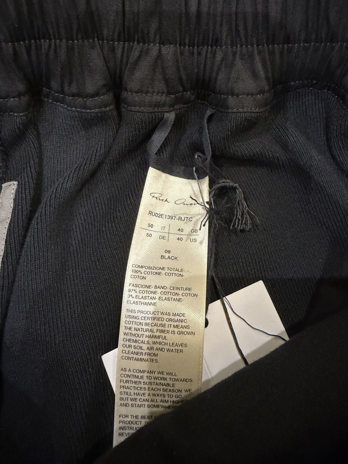 Rick Owens Rick Owens Heavy Pod Jersey Shorts - Black Size US 32 / EU 48 - 3 Thumbnail