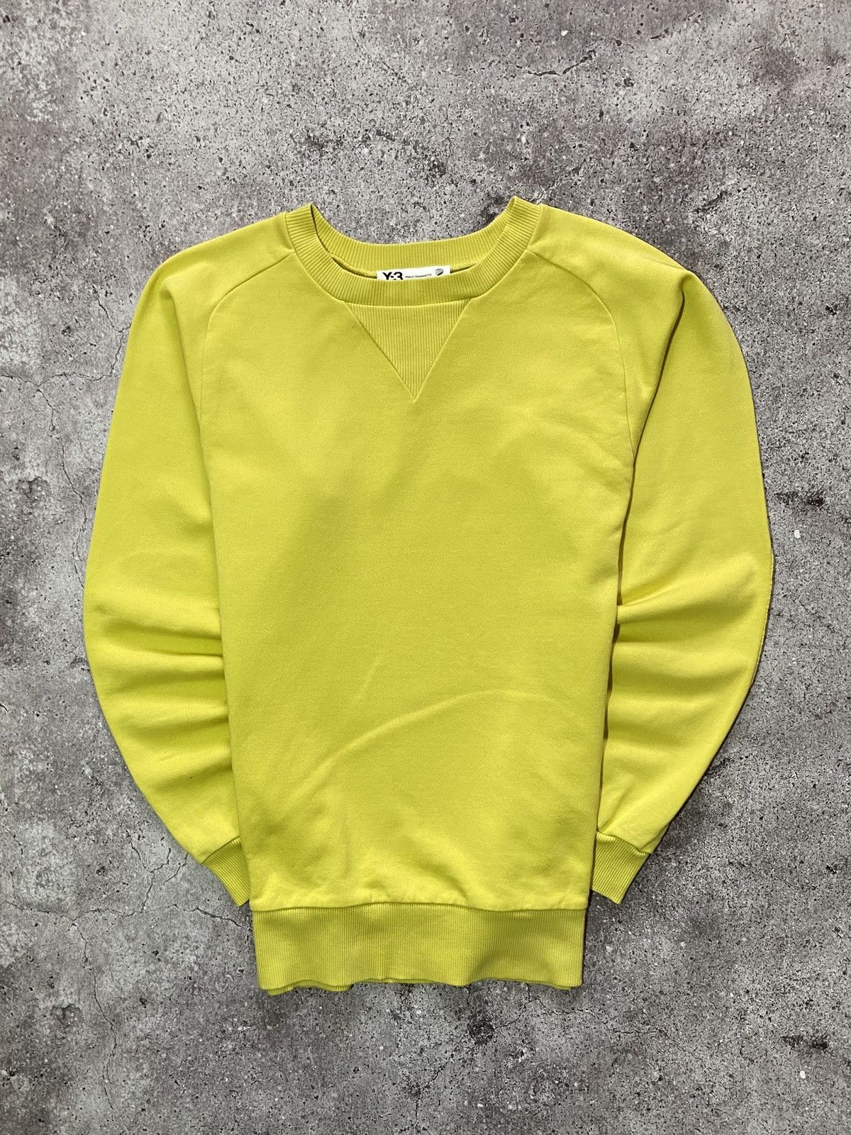 💥Y-3 Adidas & Yohji Jamamoto yellow rare sweatshirt‼️
