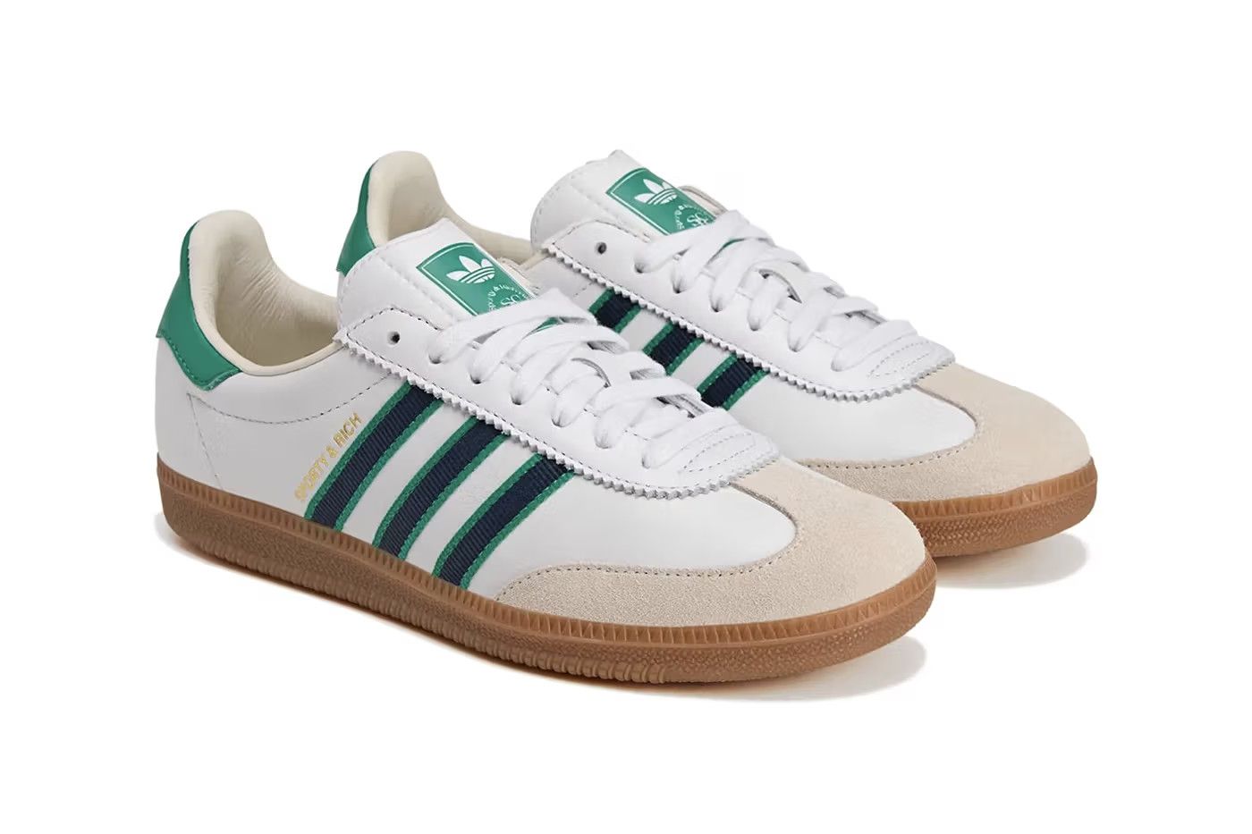 Adidas × Sporty & Rich o1mle0426 Unisex Control 5 Low-Top Sneakers in Multicolor Size US 5.5 / EU 38 - 3 Thumbnail