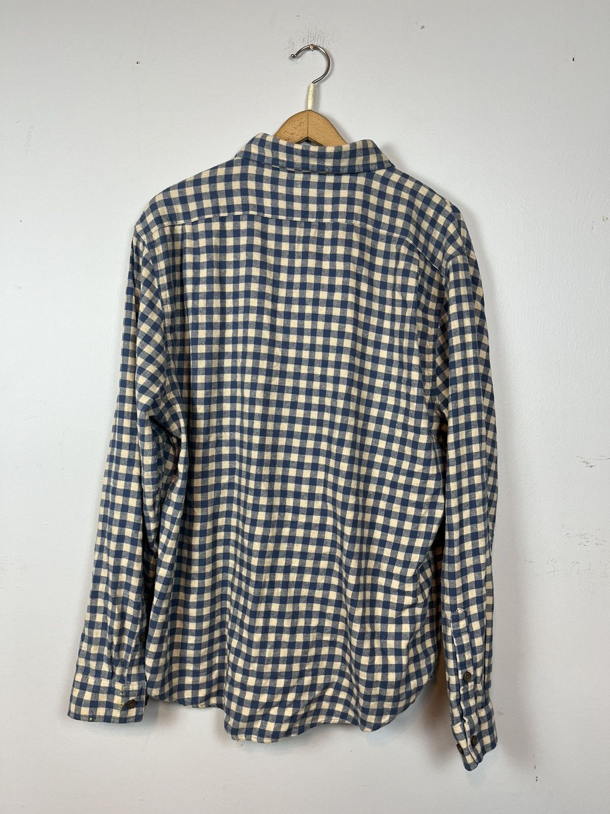 Japanese Brand The Normal Brand blue & cream Flannel Size US L / EU 52-54 / 3 - 9 Thumbnail
