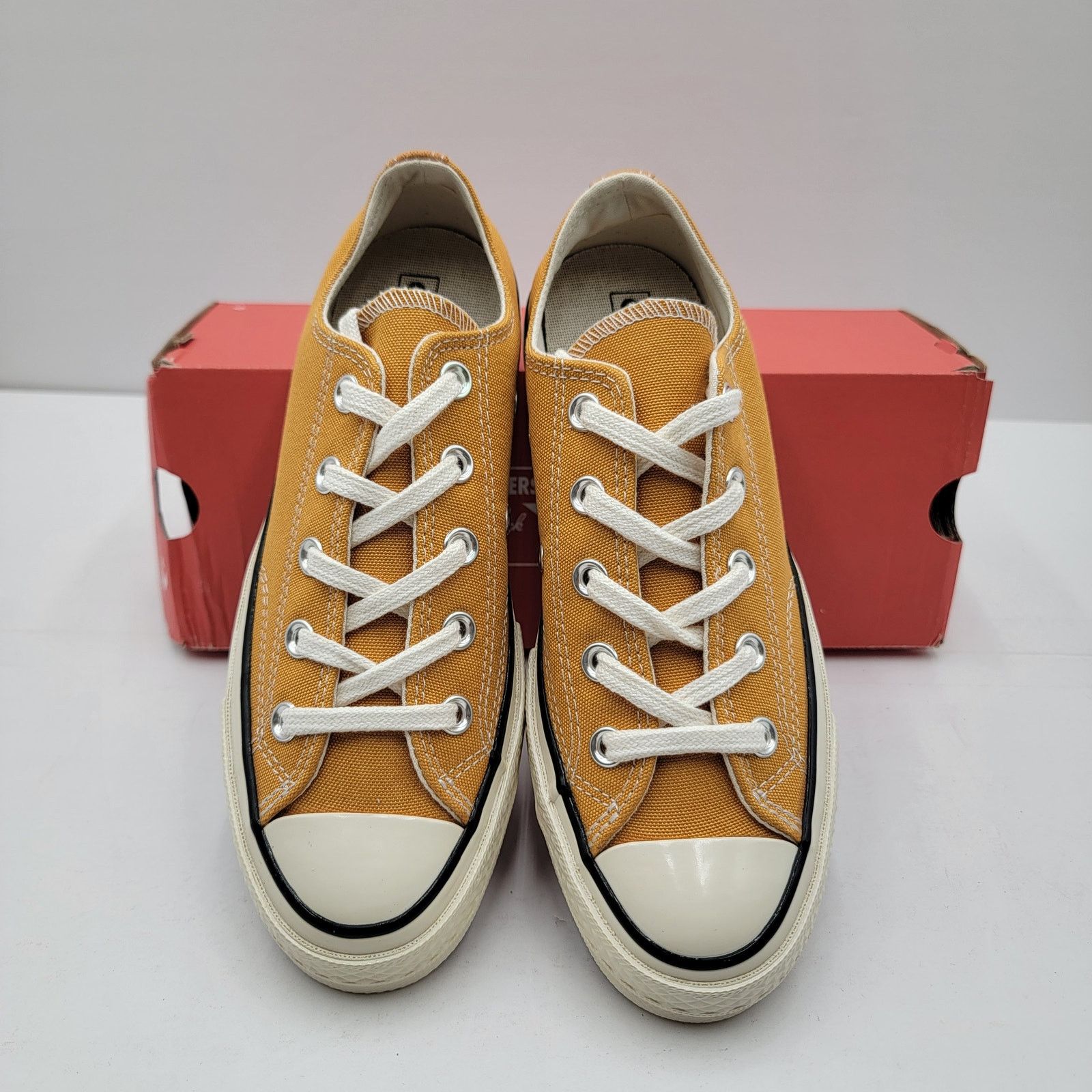 Converse Converse Chuck 70 Low Yellow Sneakers - Size 3.5Y (5.5W) Size US 5.5 / IT 35.5 - 4 Thumbnail