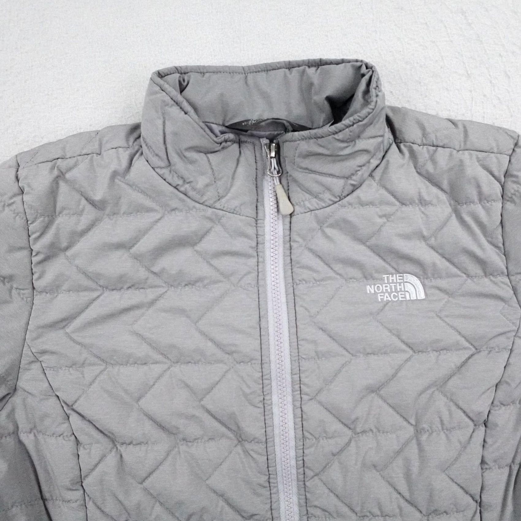 The North Face North Face Womens Large Gray Tamburello Puffer Jacket Insulated Quilted Coat Size L / US 10 / IT 46 - 2 Thumbnail