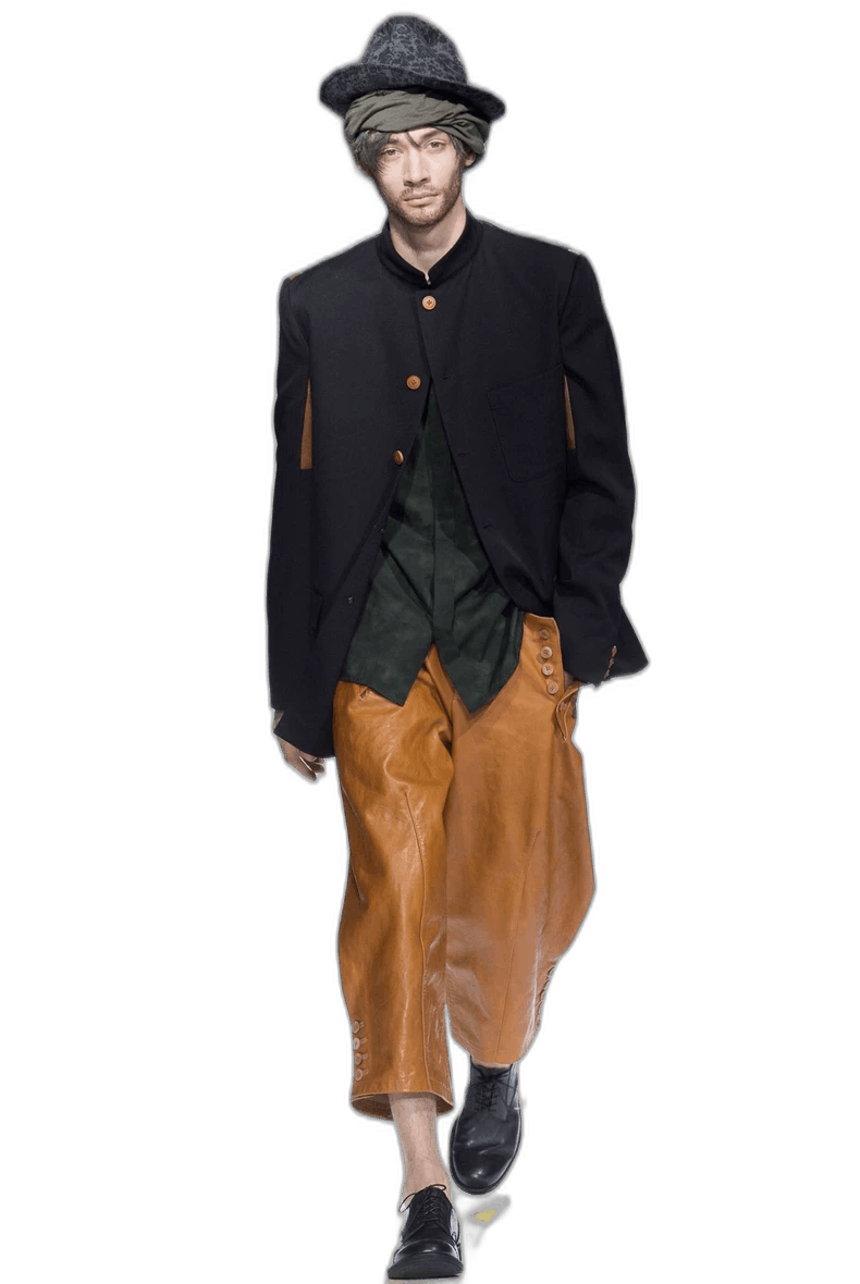Yohji Yamamoto yohji yamamoto pour homme layered leather suit Size US M / EU 48-50 / 2 - 1 Thumbnail