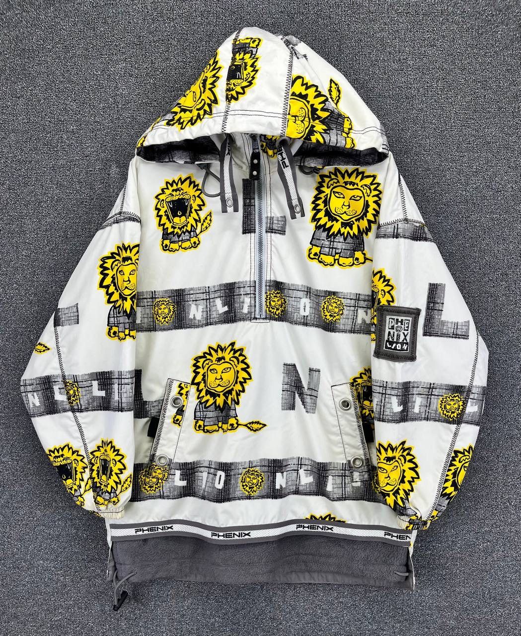 Japanese Brand Vintage Phenix Lions Full Print Rare Hooded Ski Jacket Size US L / EU 52-54 / 3 - 1 Thumbnail