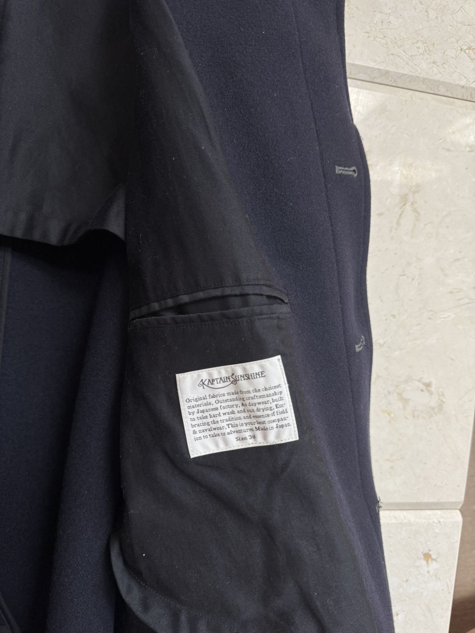 Kaptain Sunshine Kaptain Sunshine / Traveler Coat / Navy / Size 38 Size US M / EU 48-50 / 2 - 6 Thumbnail