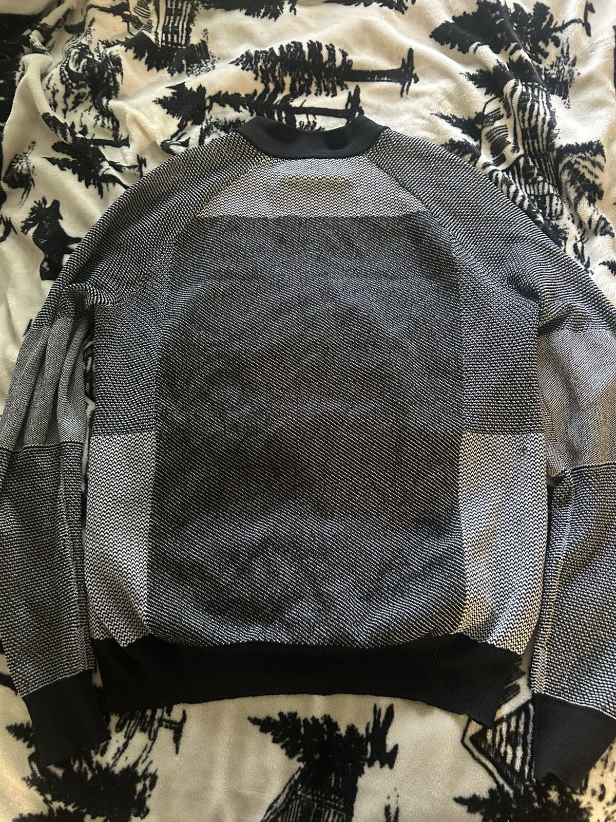 MM6 Silver and black MM6 mesh sweater Size US S / EU 44-46 / 1 - 2 Thumbnail