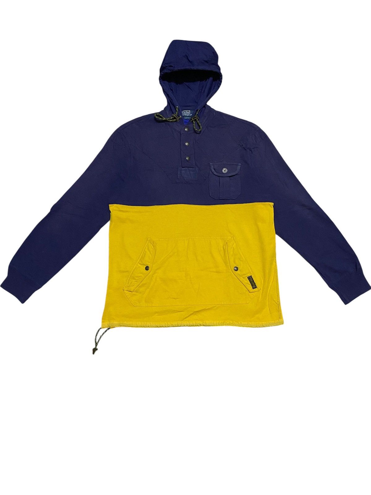 Polo Ralph Lauren Vintage Rare Polo Ralph Lauren Expedition Hooded Rugby Shirt Size US M / EU 48-50 / 2 - 1 Thumbnail