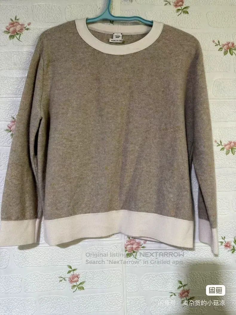 Other Hermes Cashmere Sweater, Beige with Design Size XXS / US 00 / IT 34 - 1 Thumbnail