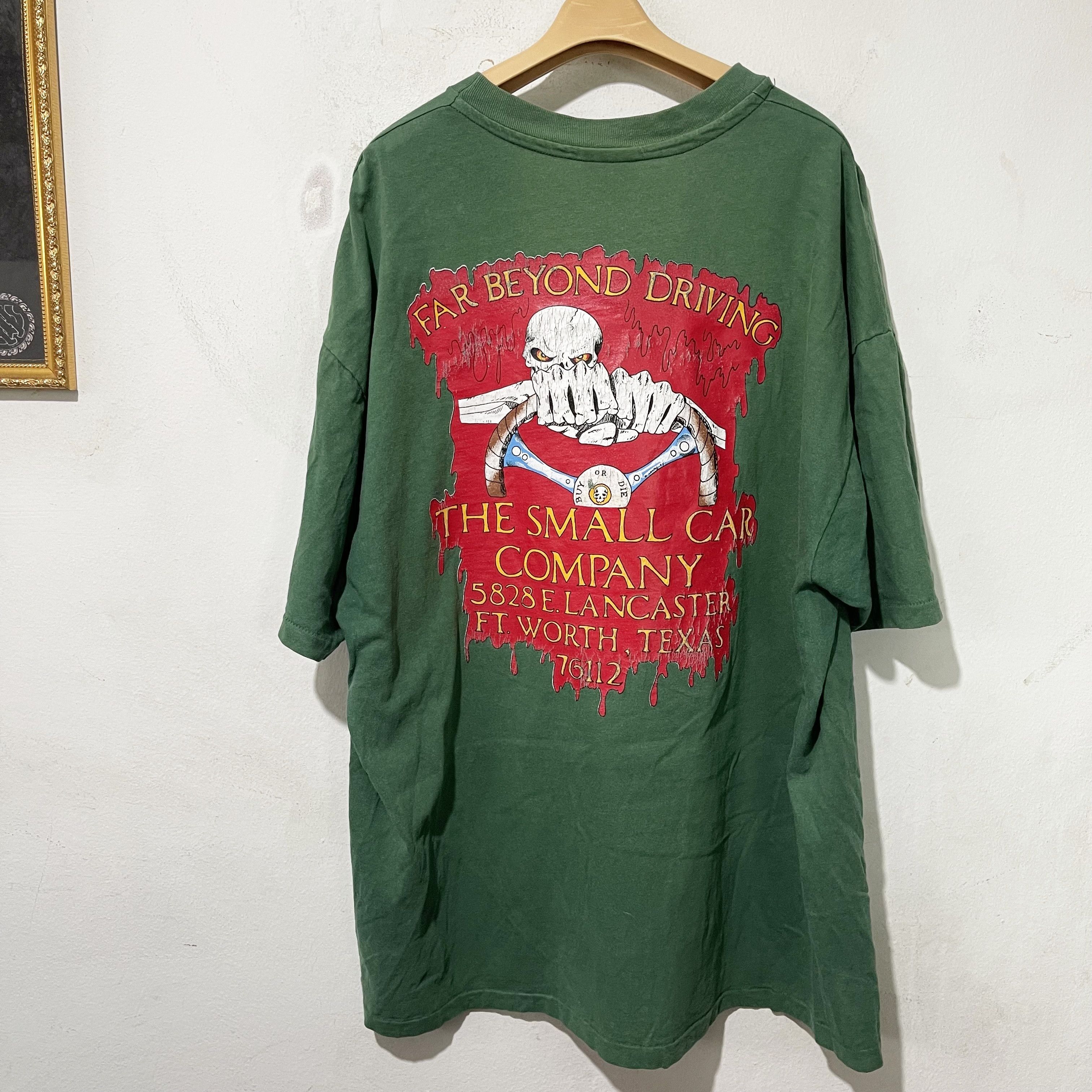 Vintage Vintage 90s Buy or Die Classic Car Shirt Size US XXL / EU 58 / 5 - 4 Thumbnail