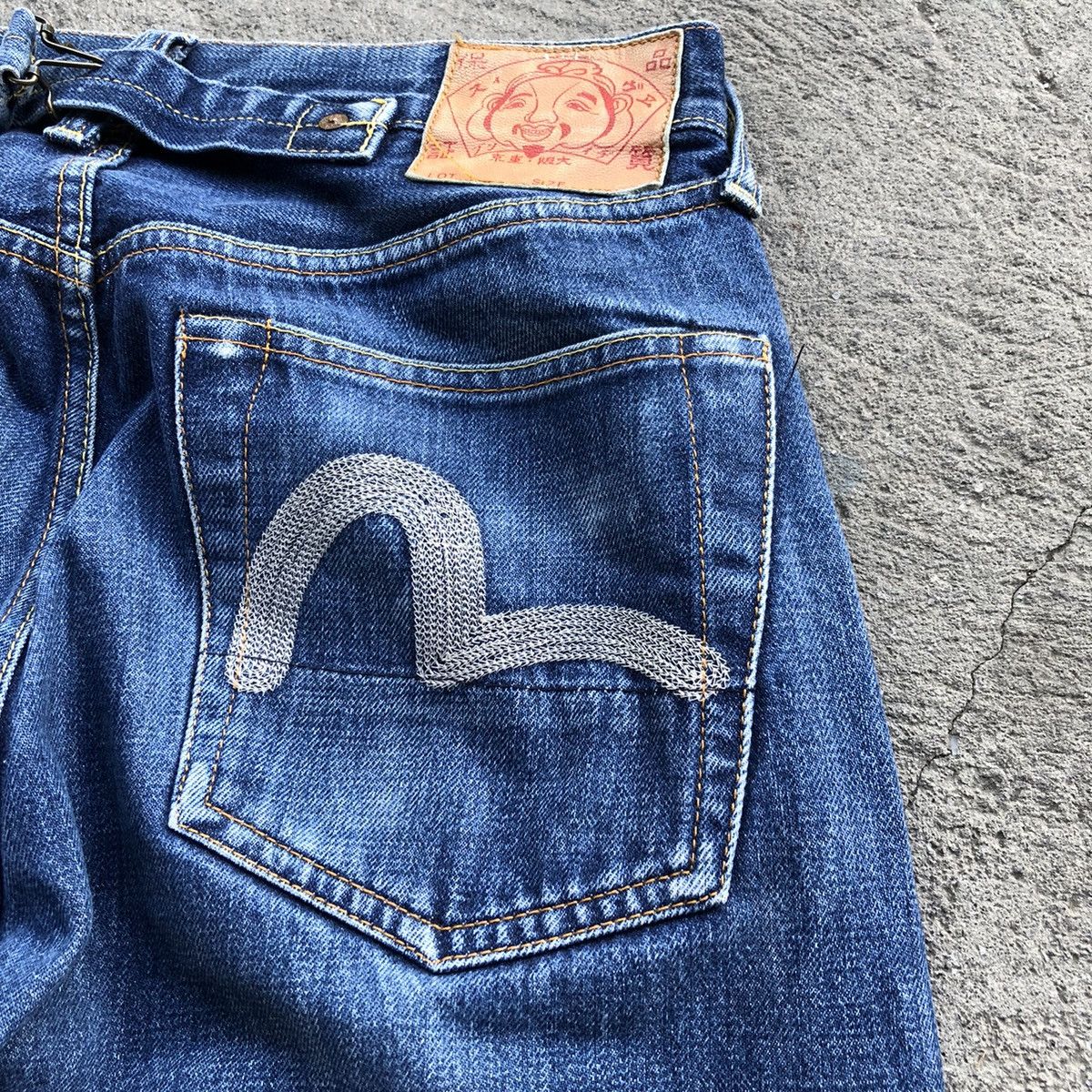 Evisu Evisu Embroidered Seagull Selvedged Pants Size US 30 / EU 46 - 7 Thumbnail