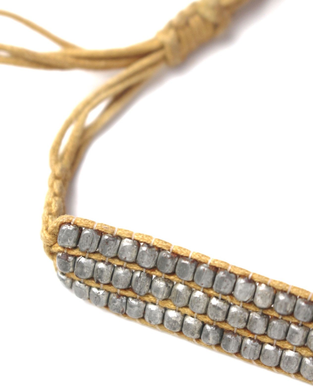 Vintage 2000S JAPANESE MADE EARTHY METAL WOVEN BRACELET Size ONE SIZE - 4 Thumbnail