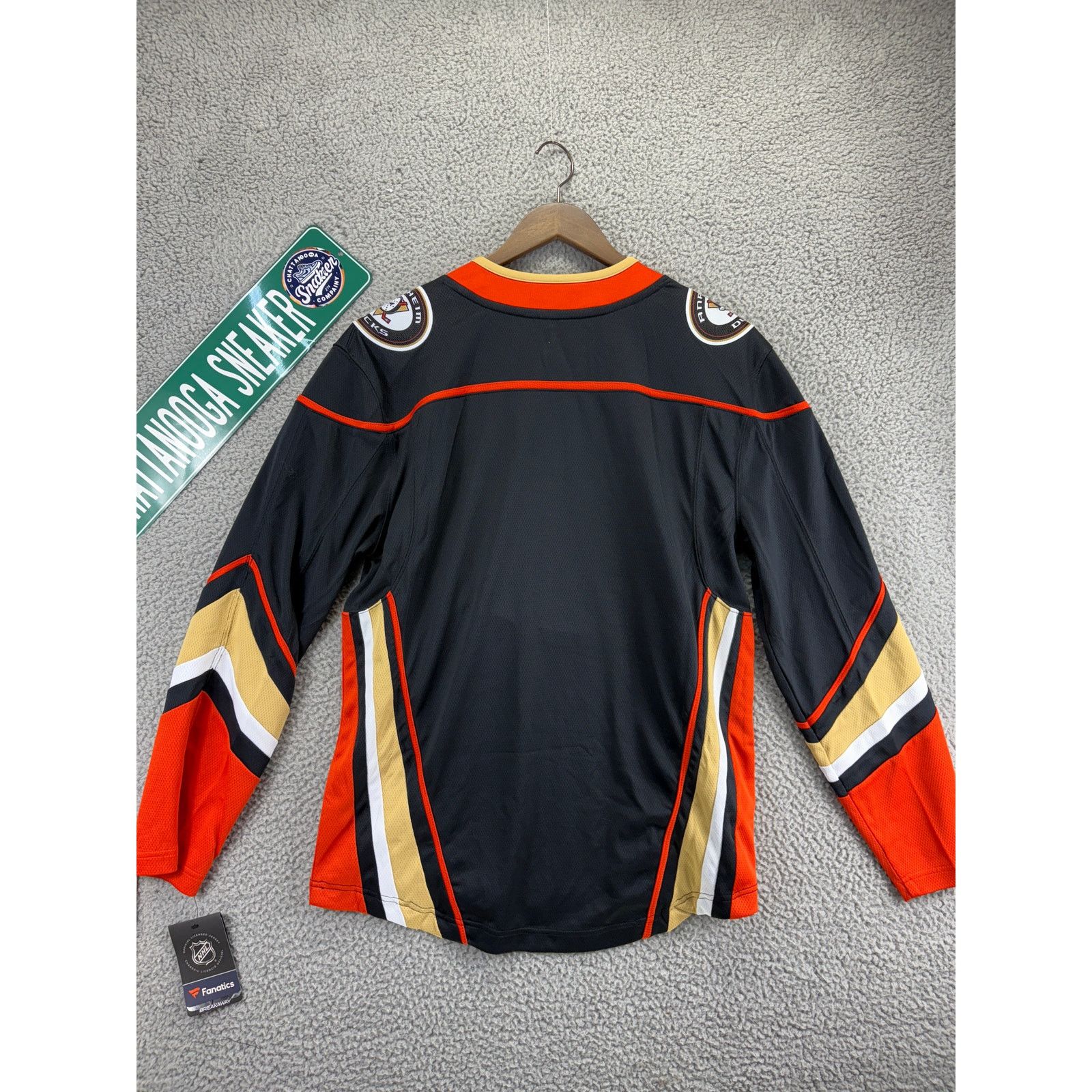 Fanatics Anaheim Ducks NHL Ice Hockey Jersey Mens Small S