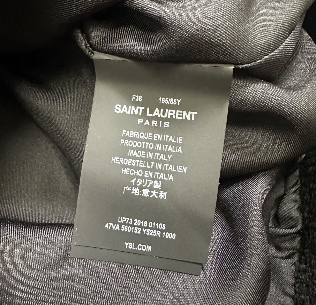 Saint Laurent Paris × Yves Saint Laurent Saint Laurent slp 19ss Marrakech jukebox velvet jacket Size US M / EU 48-50 / 2 - 4 Thumbnail