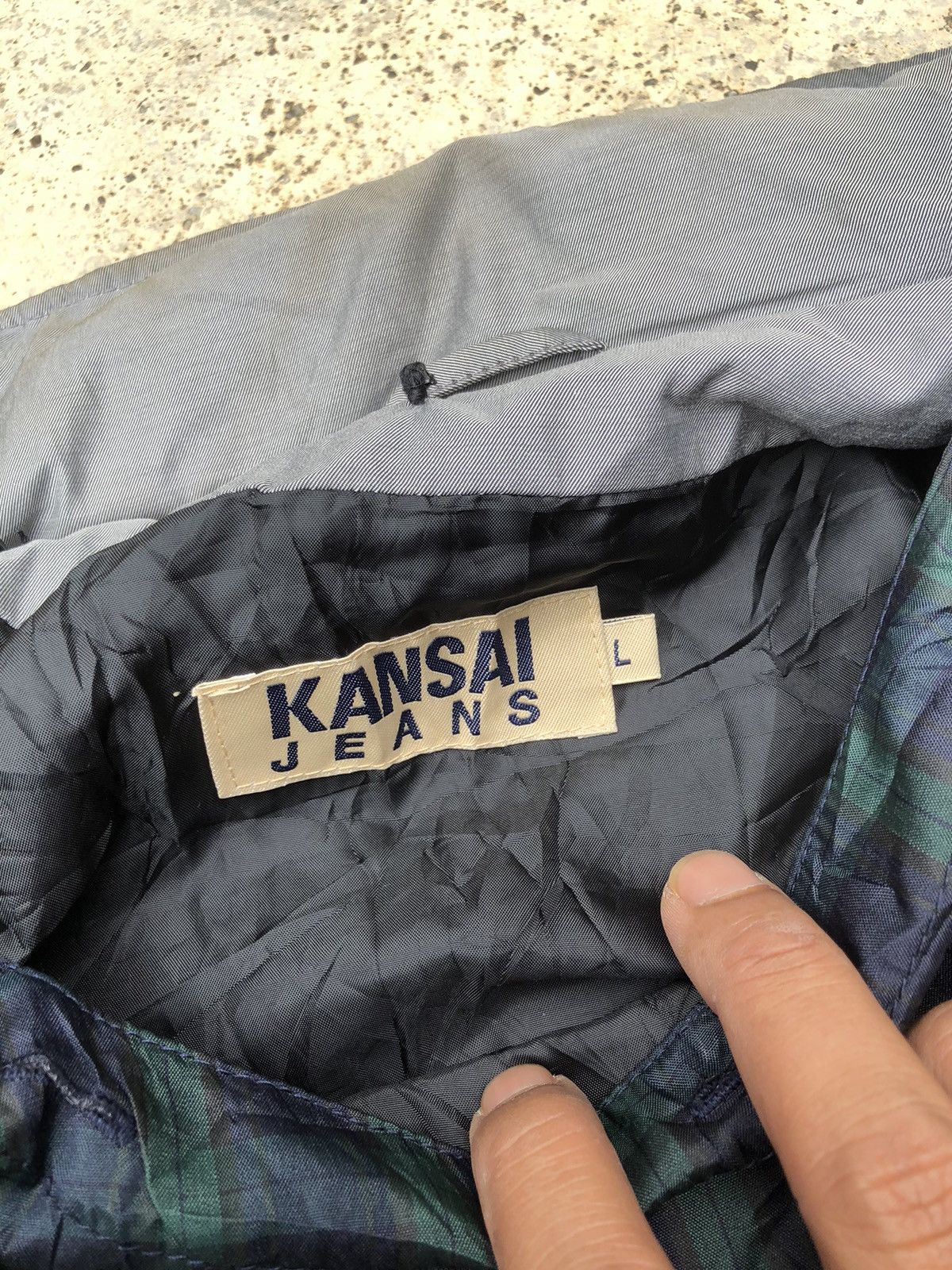 Kansai Yamamoto Kansai Jeans Chore Zipper Jacket Size US L / EU 52-54 / 3 - 7 Thumbnail