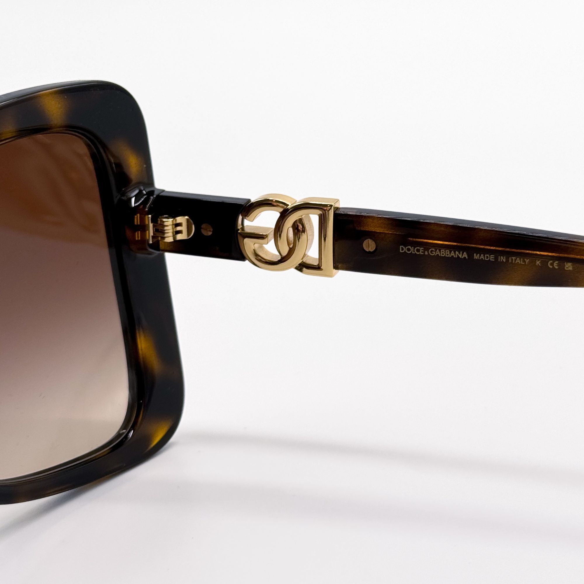 New Dolce&Gabbana DG6193U 502/13 Brown Women Oversized Sungl display picture 2