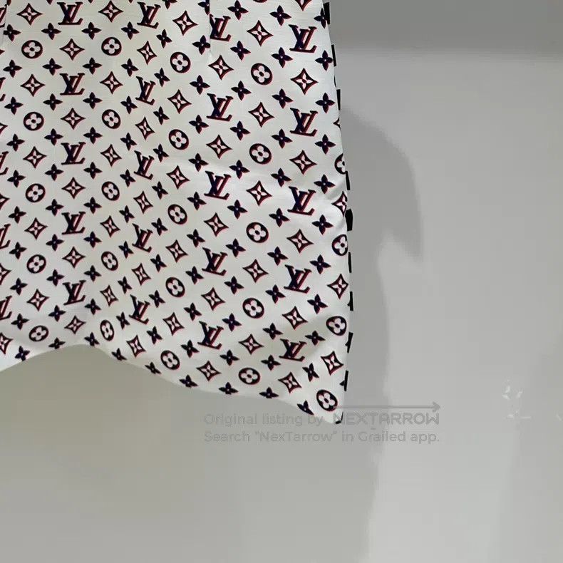 Louis Vuitton Louis Vuitton Monogram wool-silk-blend frilled crew neck d Size XS / US 0-2 / IT 36-38 - 2 Thumbnail