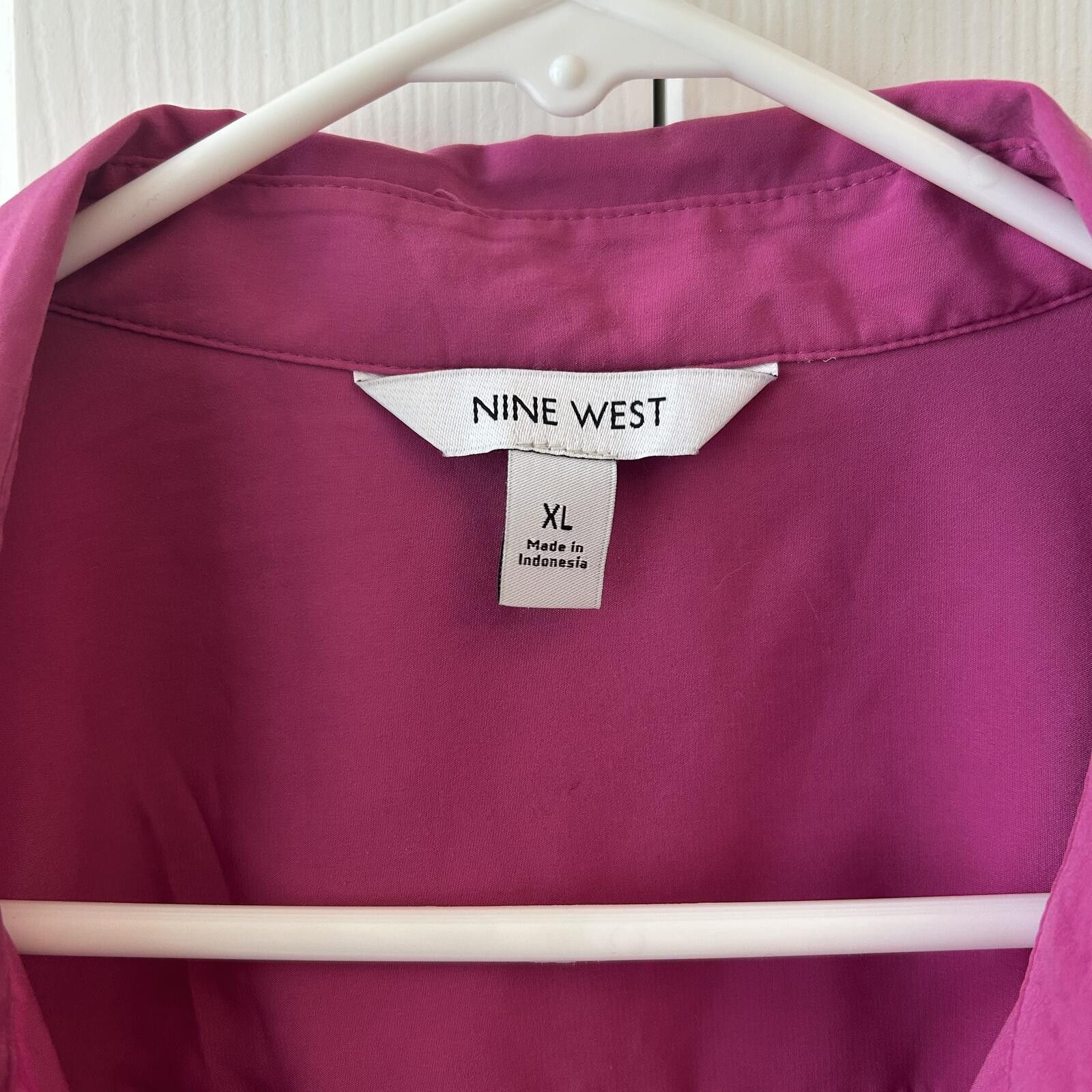 Nine West Nine West Women’s XL Button up Shirt Business Casual Size XL / US 12-14 / IT 48-50 - 4 Thumbnail