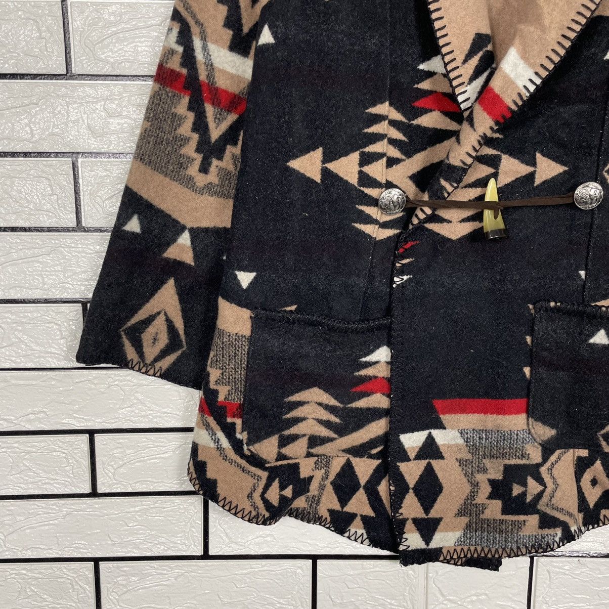 Johnson Woolen Mills Vintage 70s Johnson Woolen Mills Aztech Navajo Jacket Size US M / EU 48-50 / 2 - 3 Thumbnail