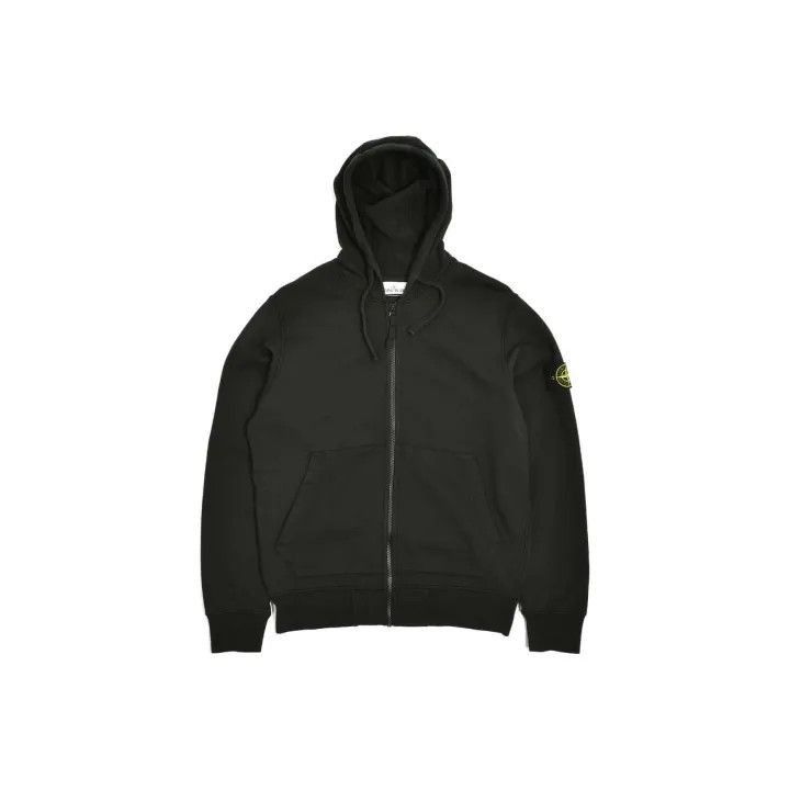 Stone Island Stone Island Black ZipUp Hoodie -2506 Size US L / EU 52-54 / 3 - 1 Thumbnail