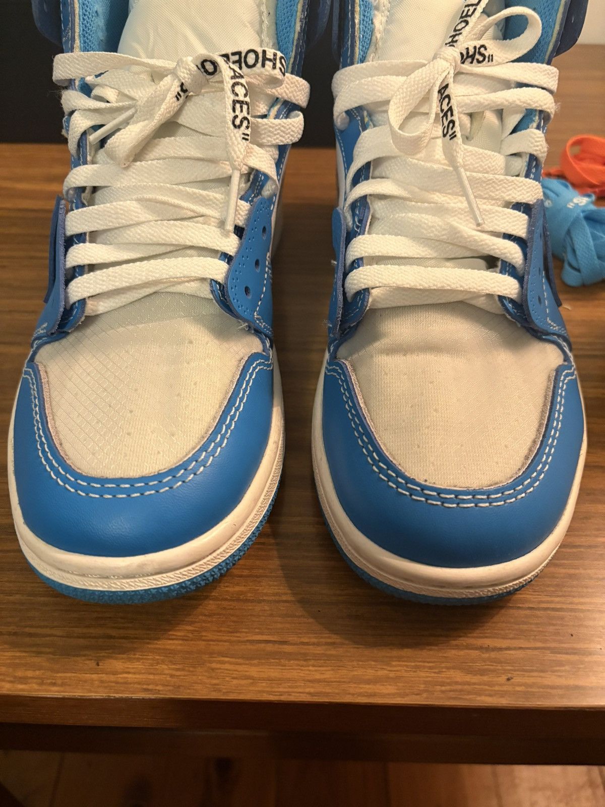Nike × Off-White Off-White x Nike Air Jordan 1 UNC US7 Size US 7 / EU 40 - 6 Thumbnail