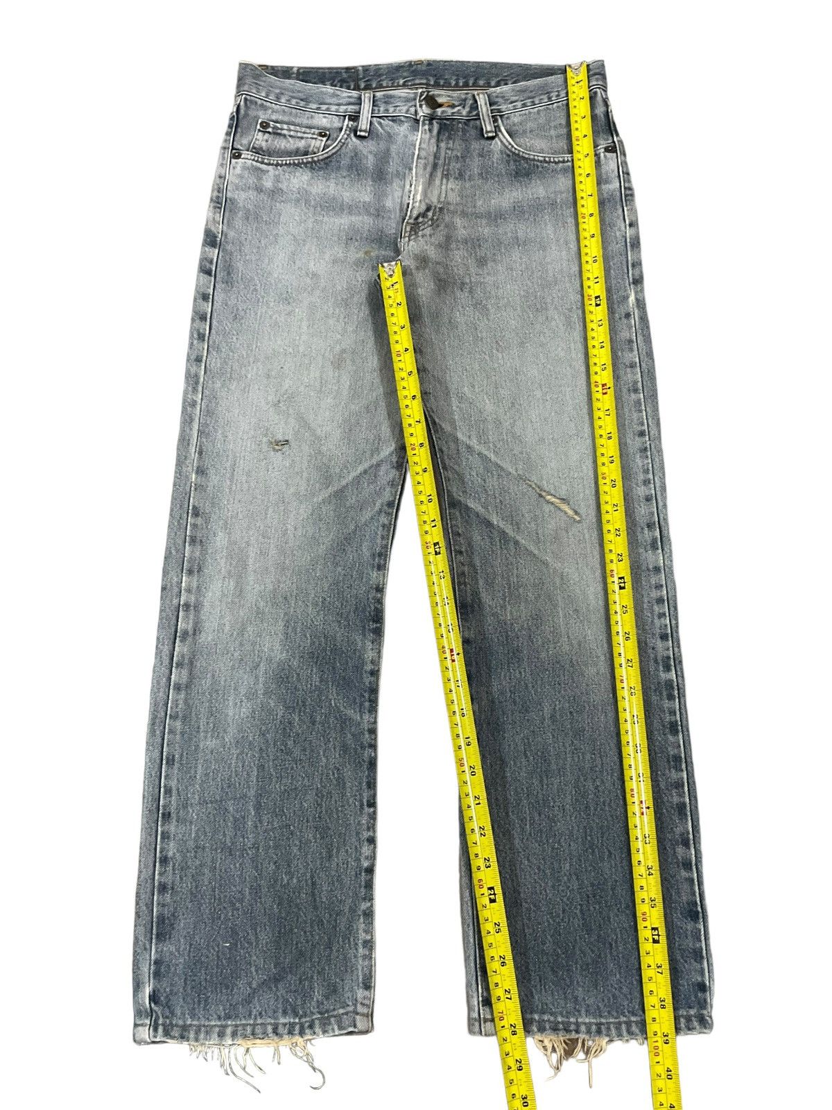 Edwin Vintage Edwin Extra Extreme Fade Wash Distressed Loose Jeans Size US 32 / EU 48 - 16 Thumbnail