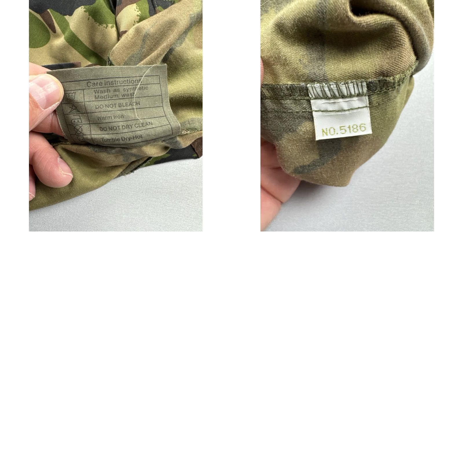 Vintage VINTAGE New Zealand Military DPM Combat Smock Shirt Camo Zip Front Medium 80s 90s Mens Size US M / EU 48-50 / 2 - 9 Thumbnail