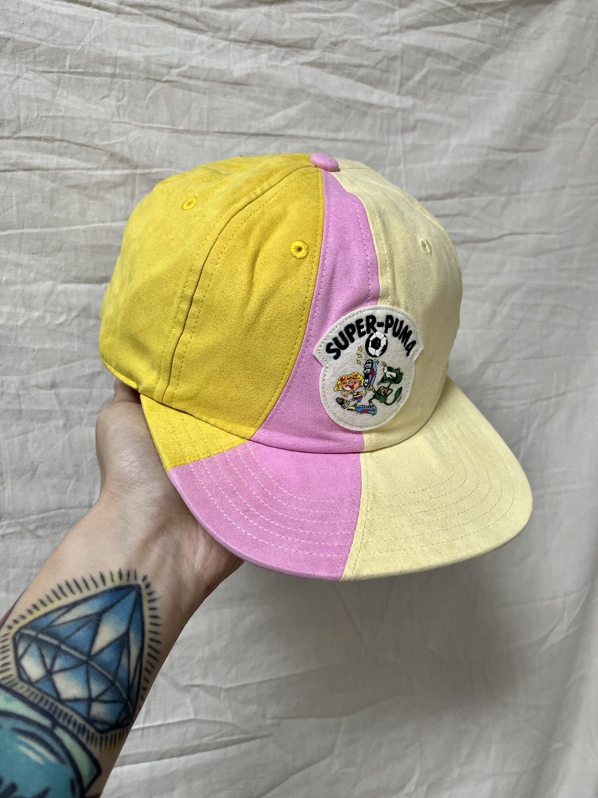 KidSuper × Puma Rare Puma Kidsuper Studio Multicolor Suedette Adjustable Hat Size ONE SIZE - 1 Thumbnail