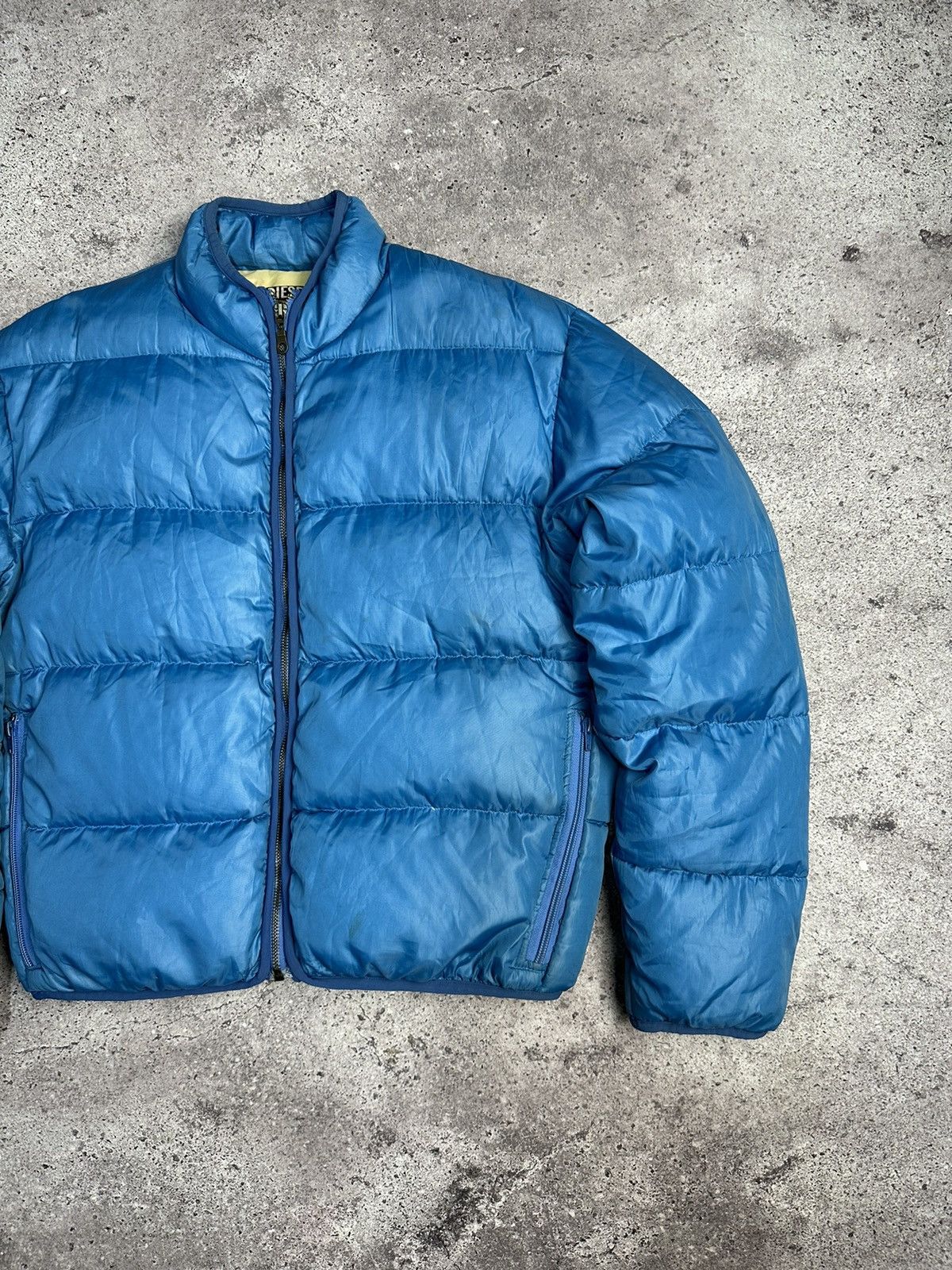 Diesel Vintage Diesel Bomber Puffer Jacket Cropped 90’s Blue Size US M / EU 48-50 / 2 - 4 Thumbnail