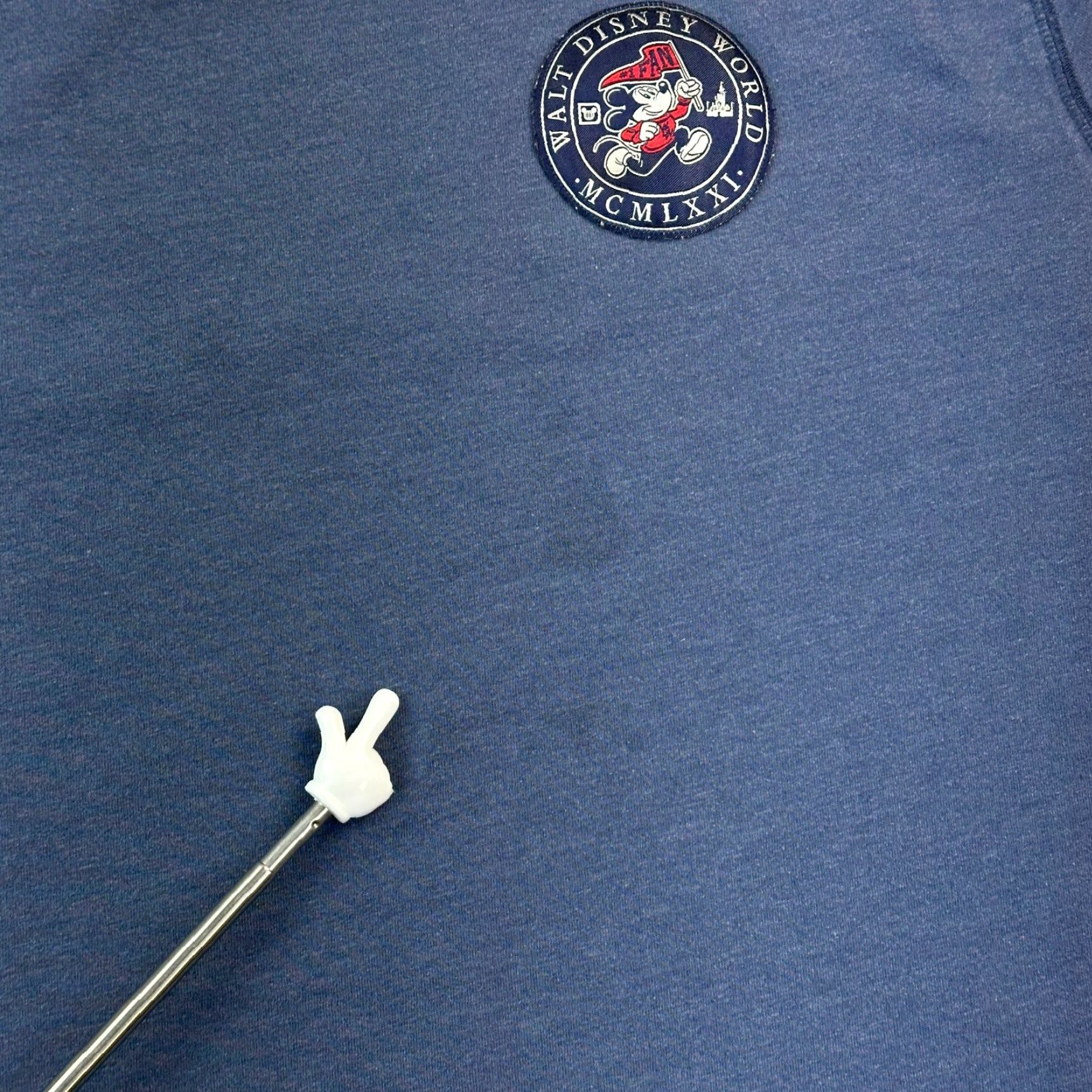 Disney Walt Disney World Shirt Mens 3XL Blue Disney Parks Mickey Patch WDW 1971 Logo Size US XXL / EU 58 / 5 - 3 Thumbnail