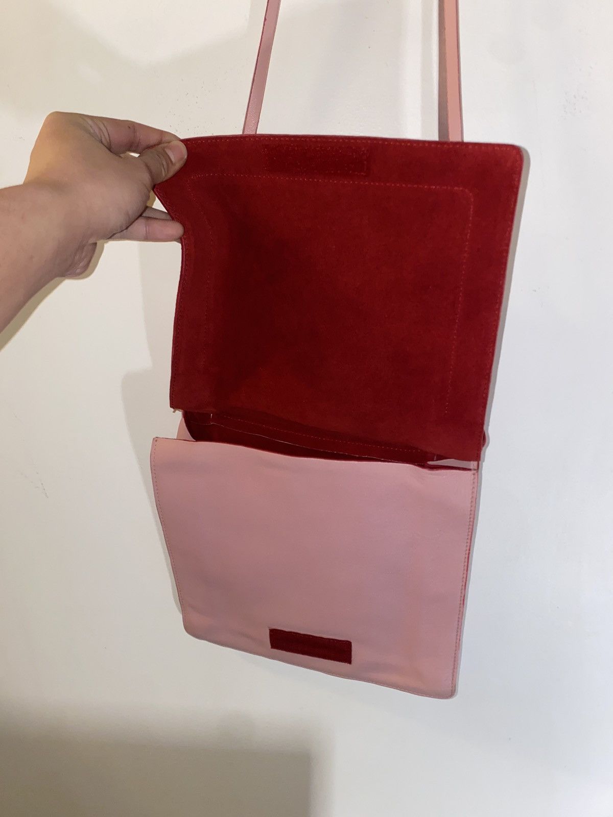 Miu Miu Miu Miu AW 1999 Pink lambskin leather crossbody Size ONE SIZE - 4 Thumbnail