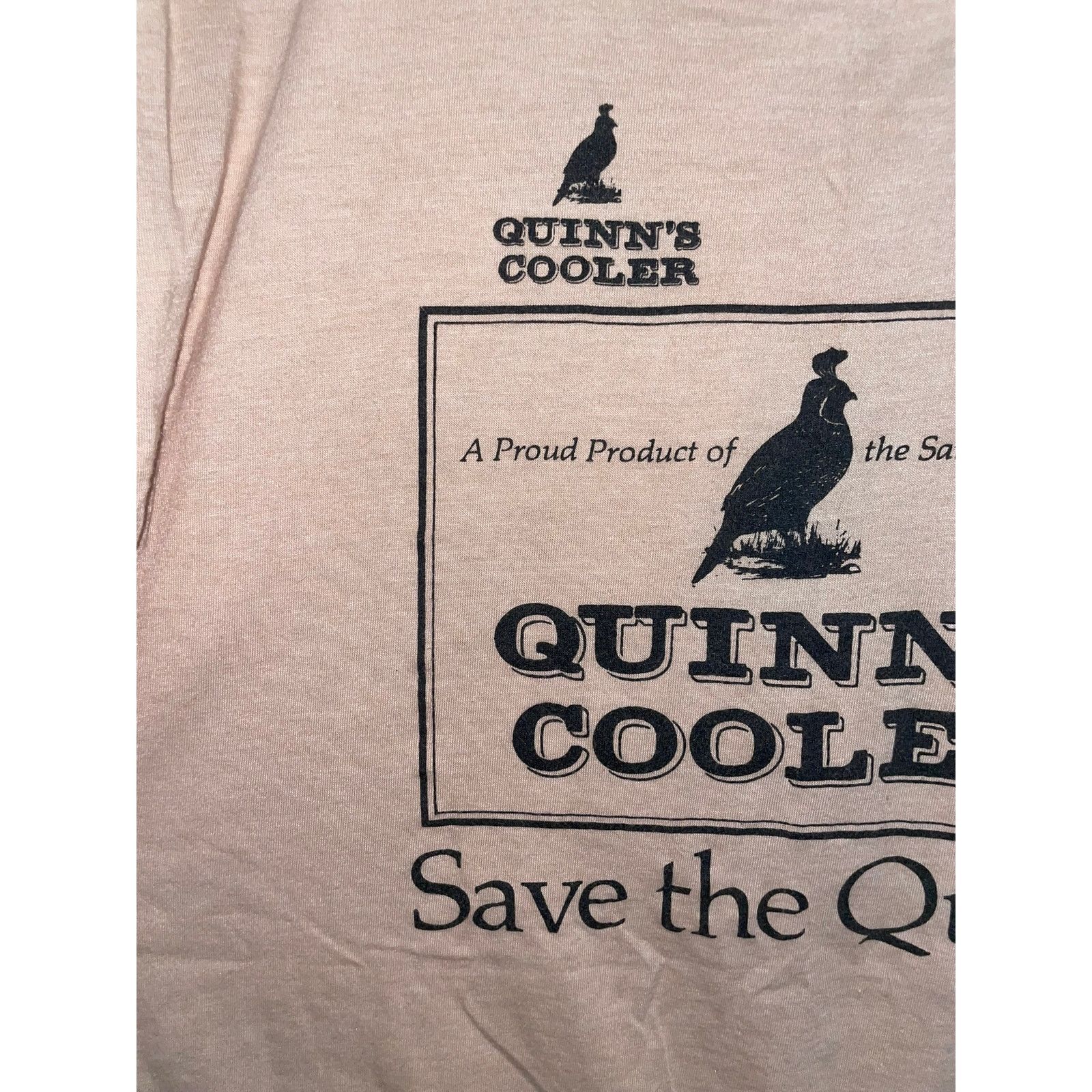 Hanes Vintage Quinns Cooler Shirt Save Quails San Joaquin Valley L Size US XL / EU 56 / 4 - 2 Thumbnail