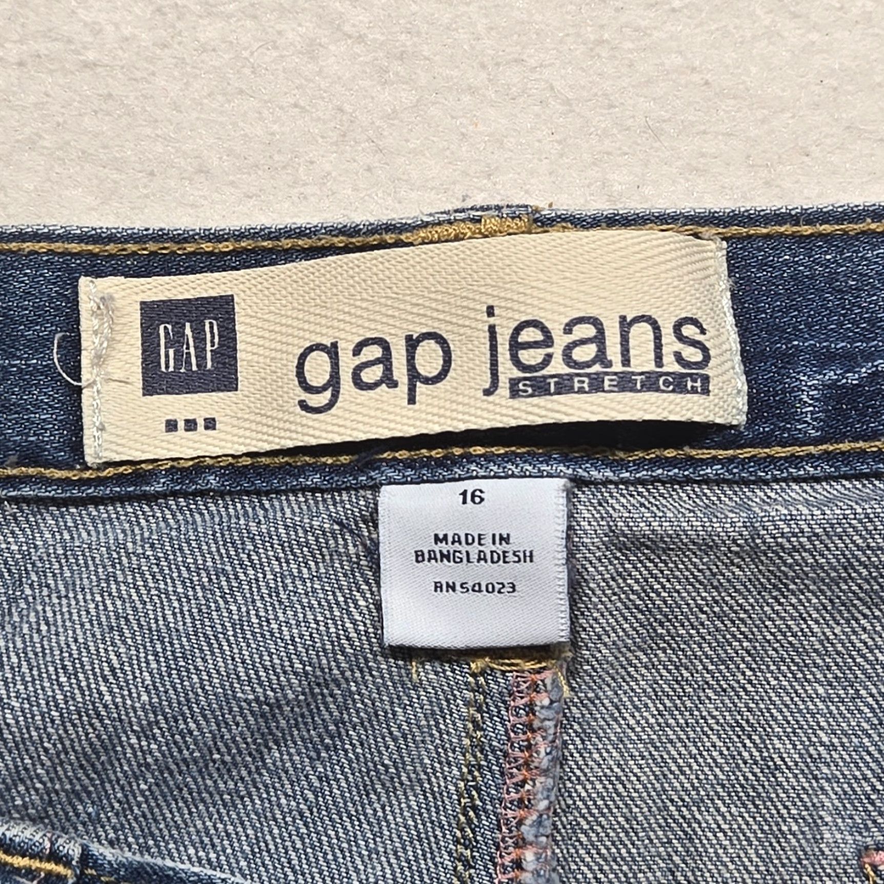 Gap Gap Women Jeans Pants Flared Denim Blue Stretch 16 Casual Everyday Size 38" / US 16 / IT 52 - 3 Thumbnail