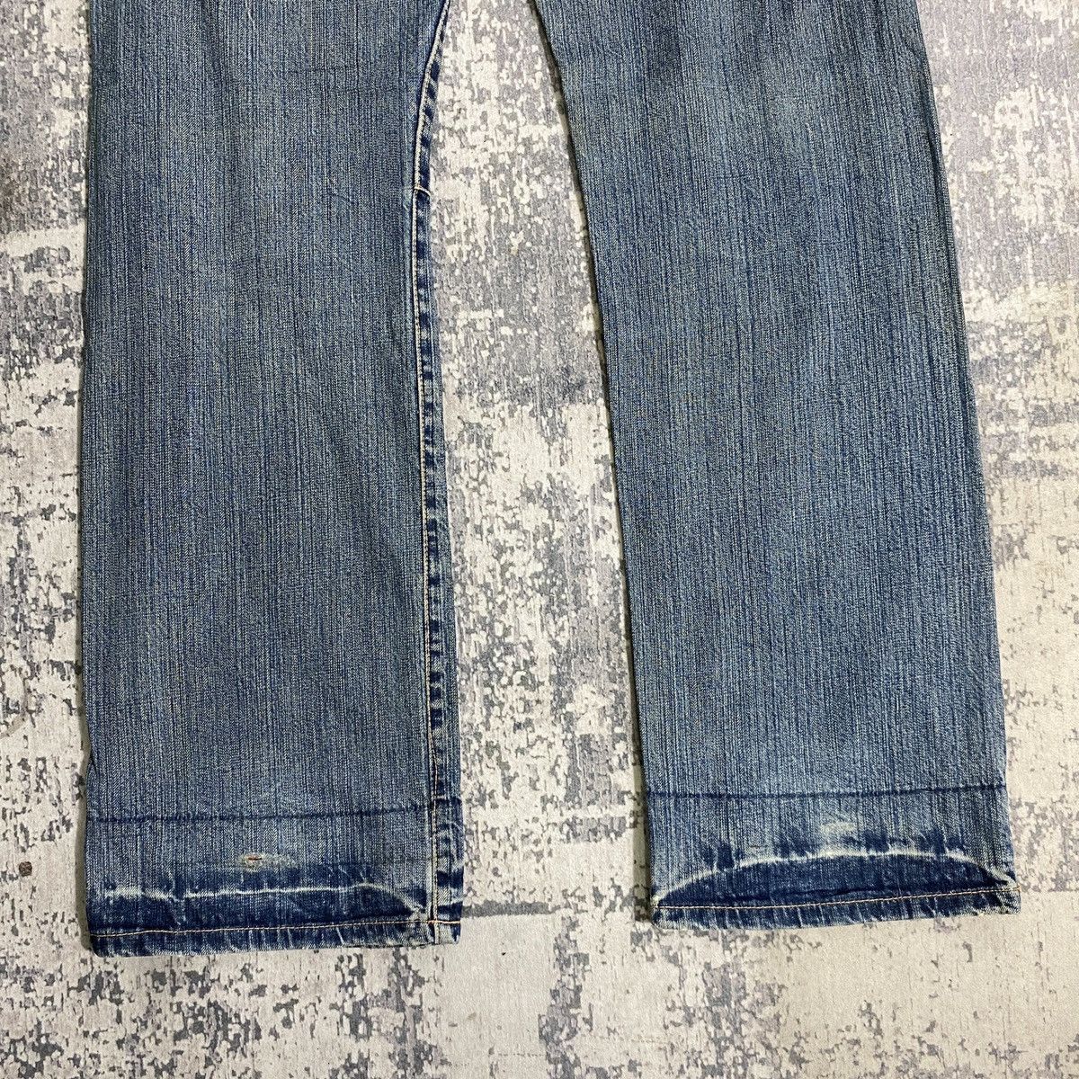 Japanese Brand × Kapital Vintage Takeo Kikuchi Distressed Patchwork Denim Pants Size US 37 - 6 Thumbnail
