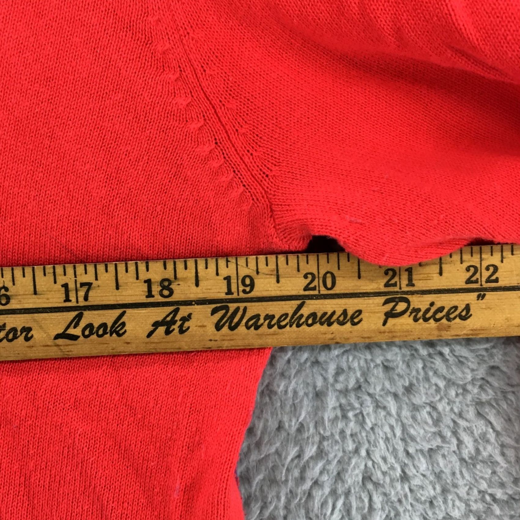 Puma PUMA Cardigan Sweater Womens Large Red Multicolor Button Up Long Sleeve Knit Cardigan Fall Winter Spring Summer Casual V-Neck Size L / US 10 / IT 46 - 6 Thumbnail