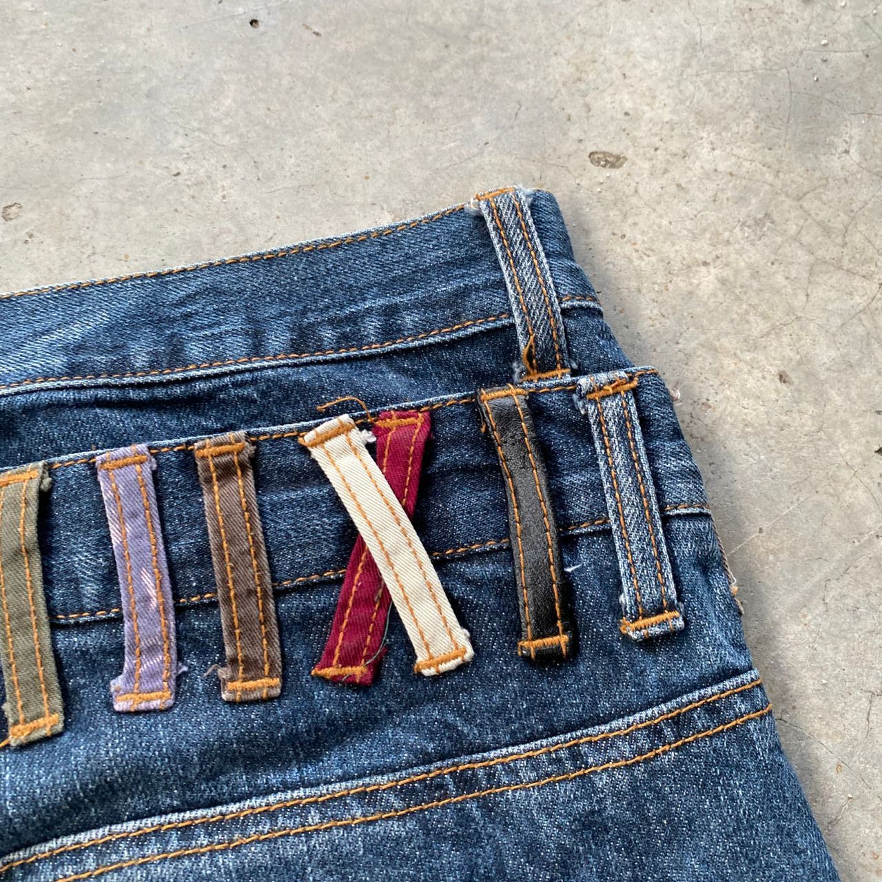 If Six Was Nine 💥Best Offer💥Vintage Nylaus Double Waist Distressed Denim Size US 32 / EU 48 - 12 Thumbnail