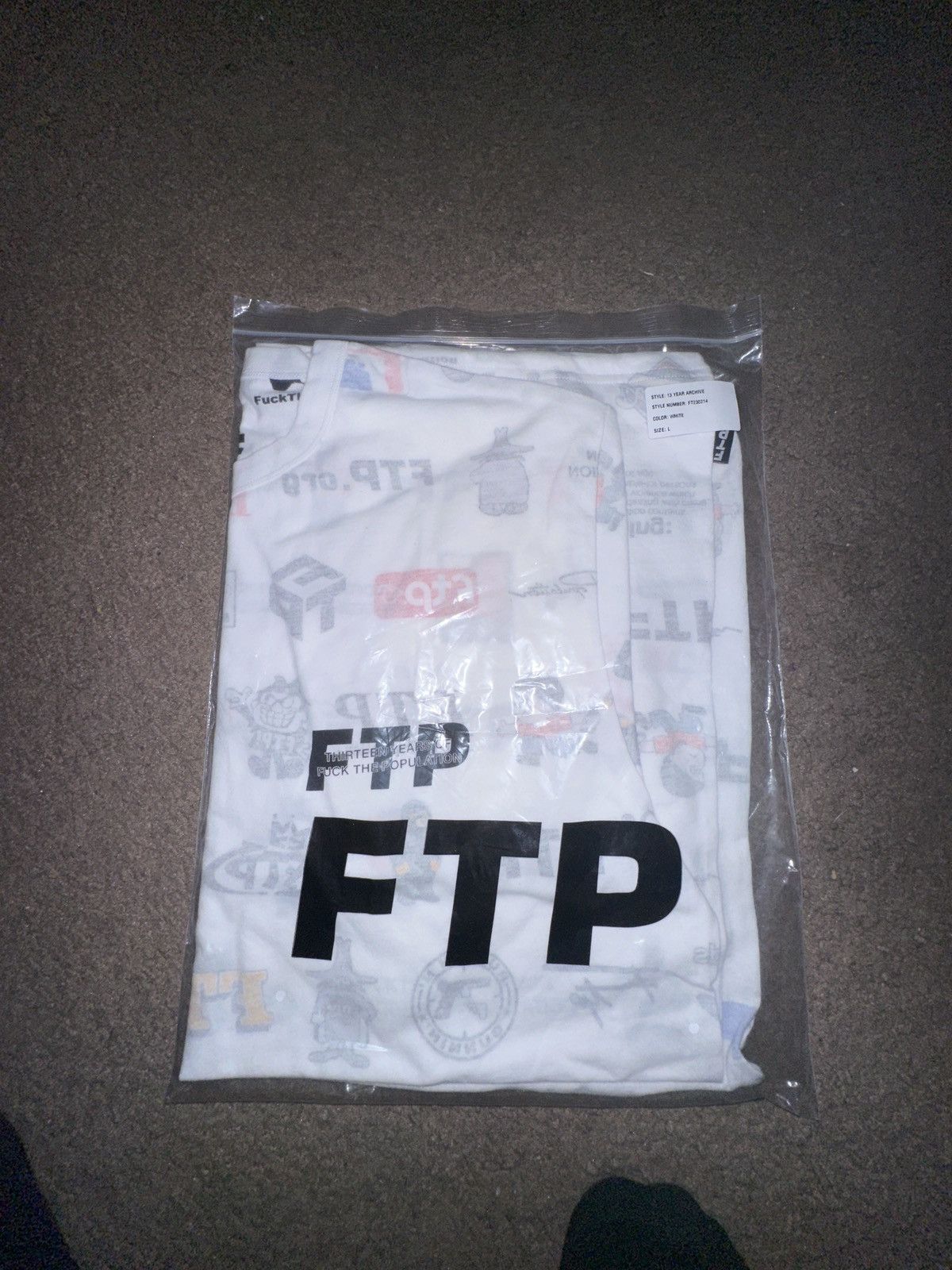Fuck The Population 10 year archive Size US L / EU 52-54 / 3 - 2 Thumbnail