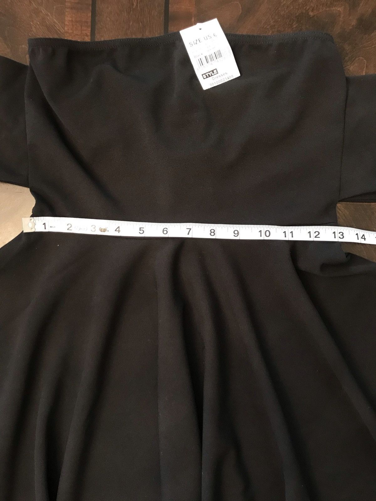 Other NWT Black Quiz Midi Dress Handkerchief Hem Sz 6 Size M / US 6-8 / IT 42-44 - 6 Thumbnail