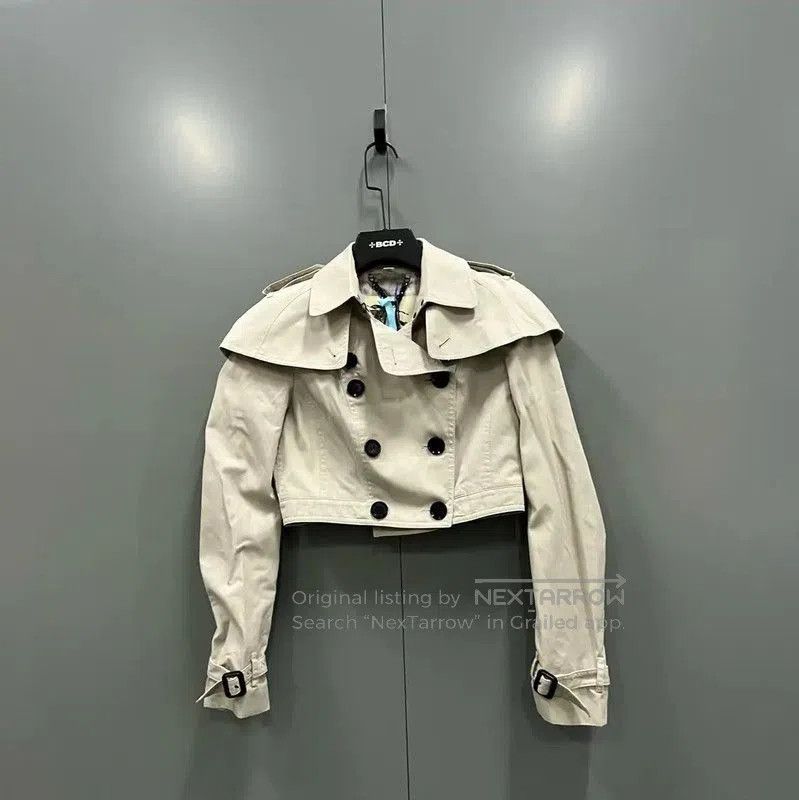 Burberry Burberry Women's Cotton Cropped Jacket. Size XXS / US 00 / IT 34 - 1 Thumbnail