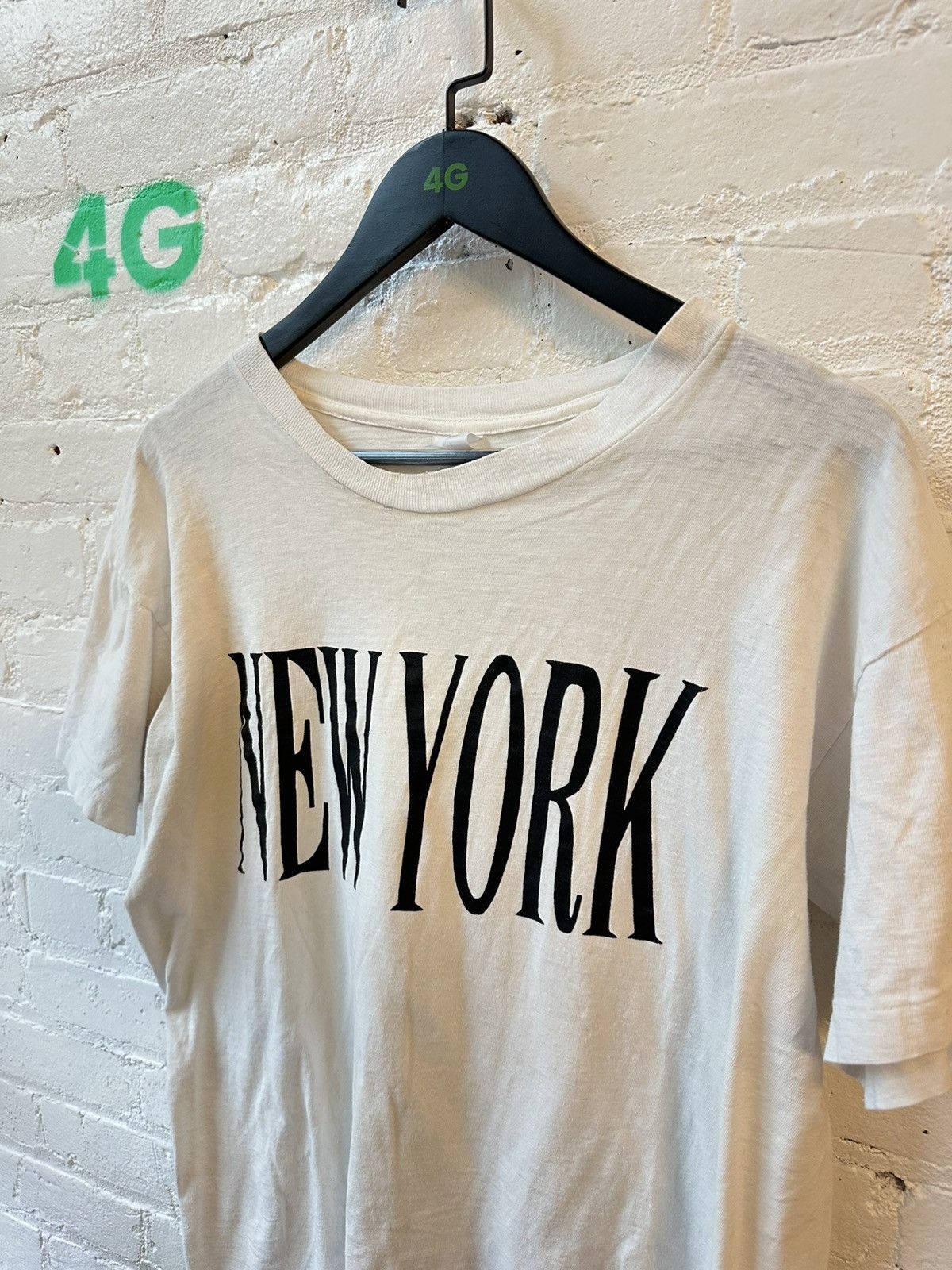 Vintage VINTAGE SINGLE STITCH NEW YORK T Size US M / EU 48-50 / 2 - 2 Thumbnail